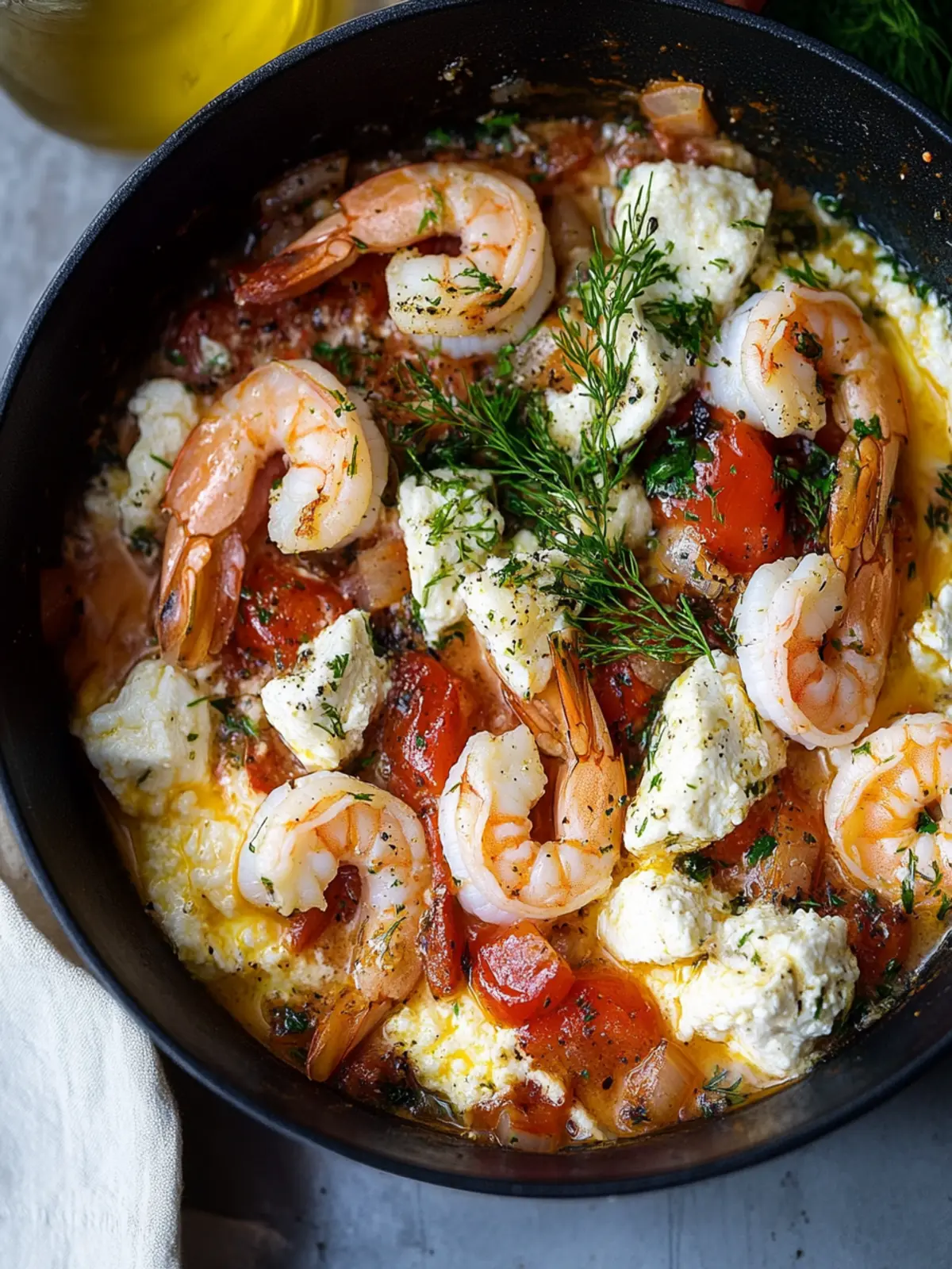 Savory Shrimp Saganaki: A Quick Mediterranean Delight! 2 Shrimp Saganaki