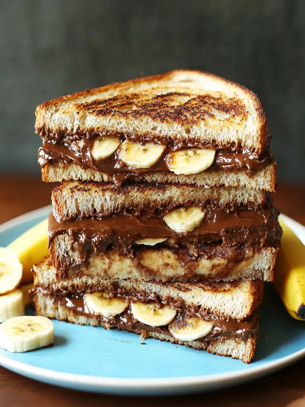Indulge in a Grilled Nutella Banana Sandwich Delight 3 Grilled Nutella Banana Sandwich