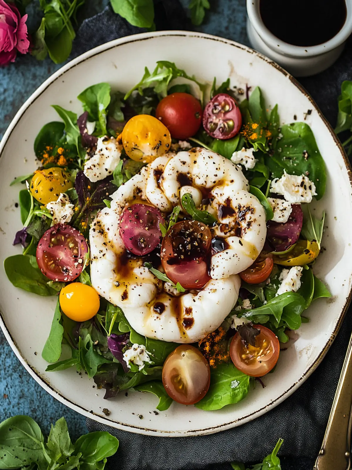 Ultimate Burrata Salad with Balsamic Glaze for Flavor Lovers 3 Burrata Salad with Balsamic Glaze