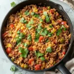 Ground Beef and Rice Skillet: Quick Comfort for Busy Nights 9 Ground Beef and Rice Skillet