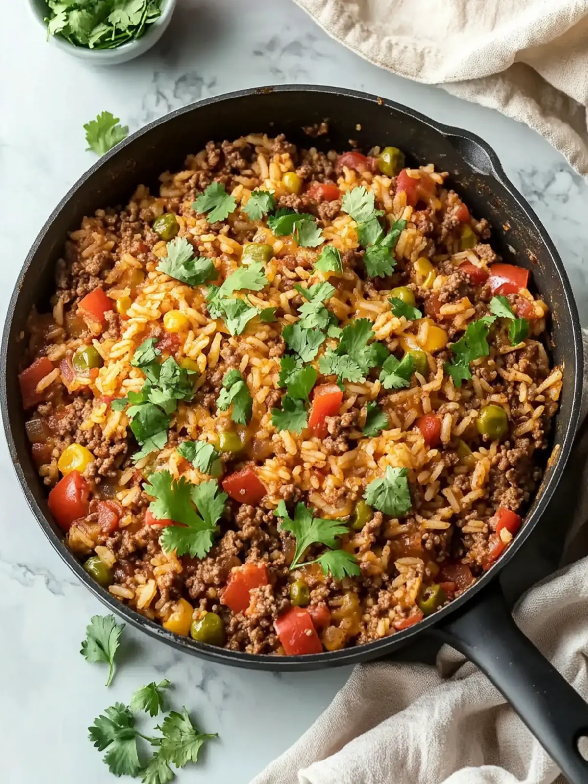 Ground Beef and Rice Skillet: Quick Comfort for Busy Nights 5 Ground Beef and Rice Skillet