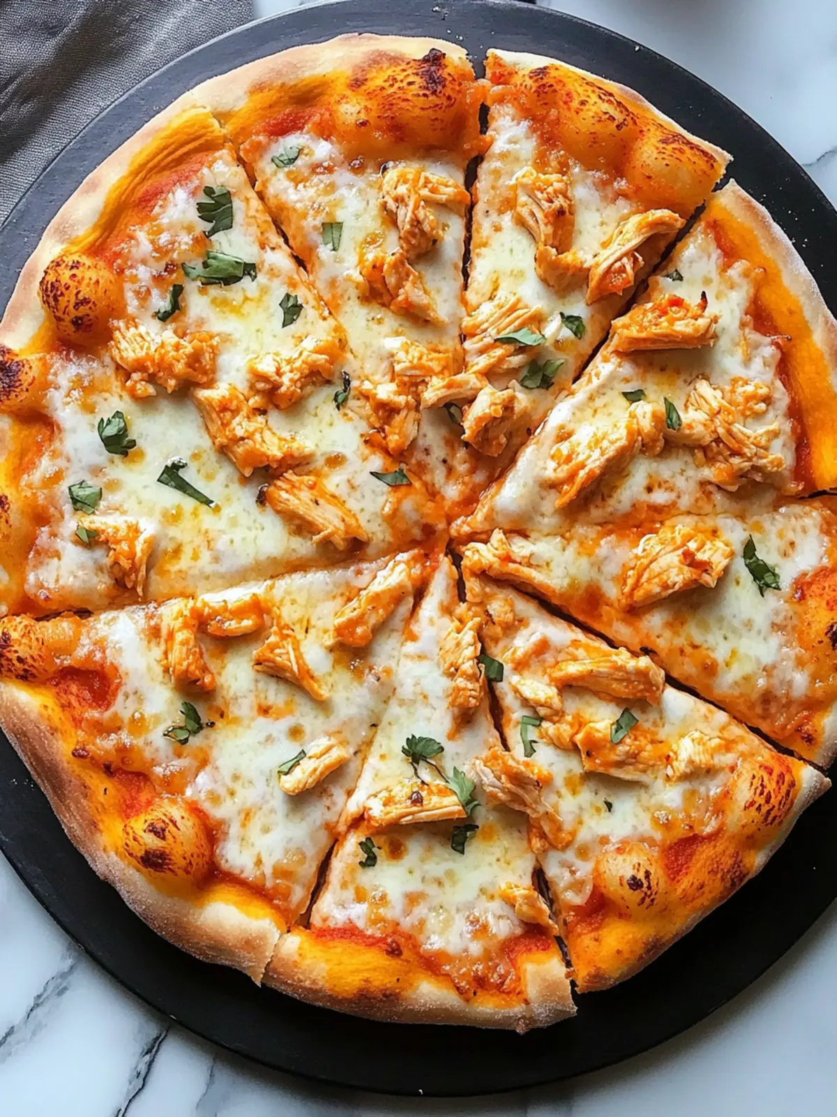 Buffalo Chicken Pizza Ready in 25 Minutes for Busy Nights 4 Buffalo Chicken Pizza