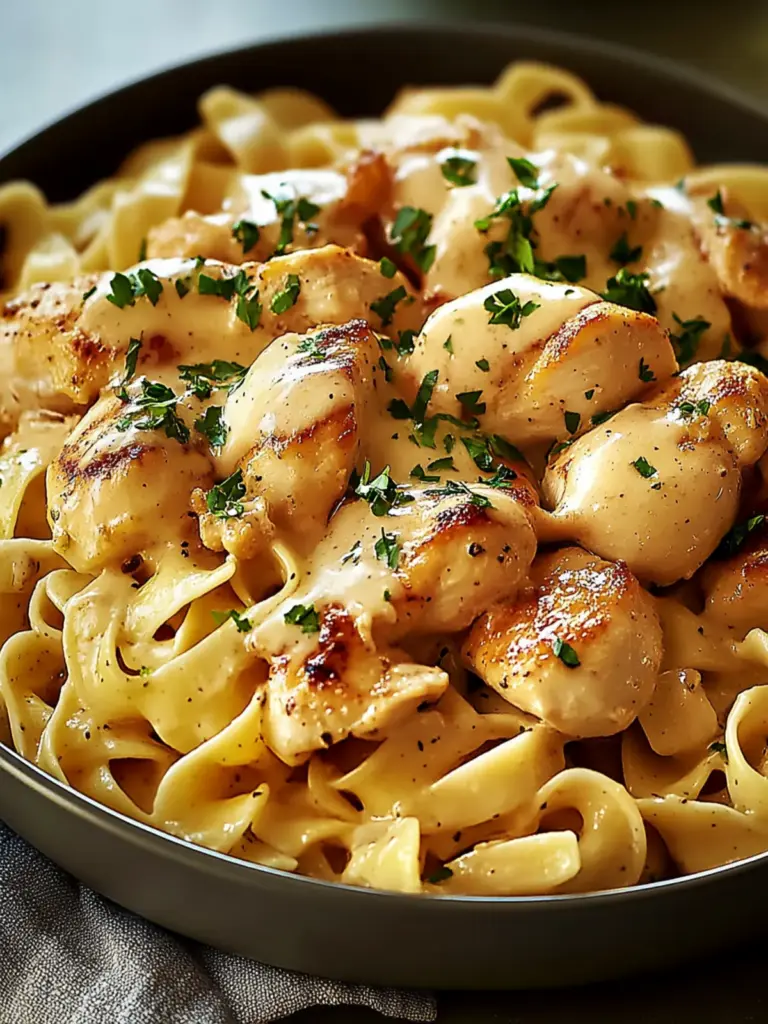 Chicken with Buttered Noodles