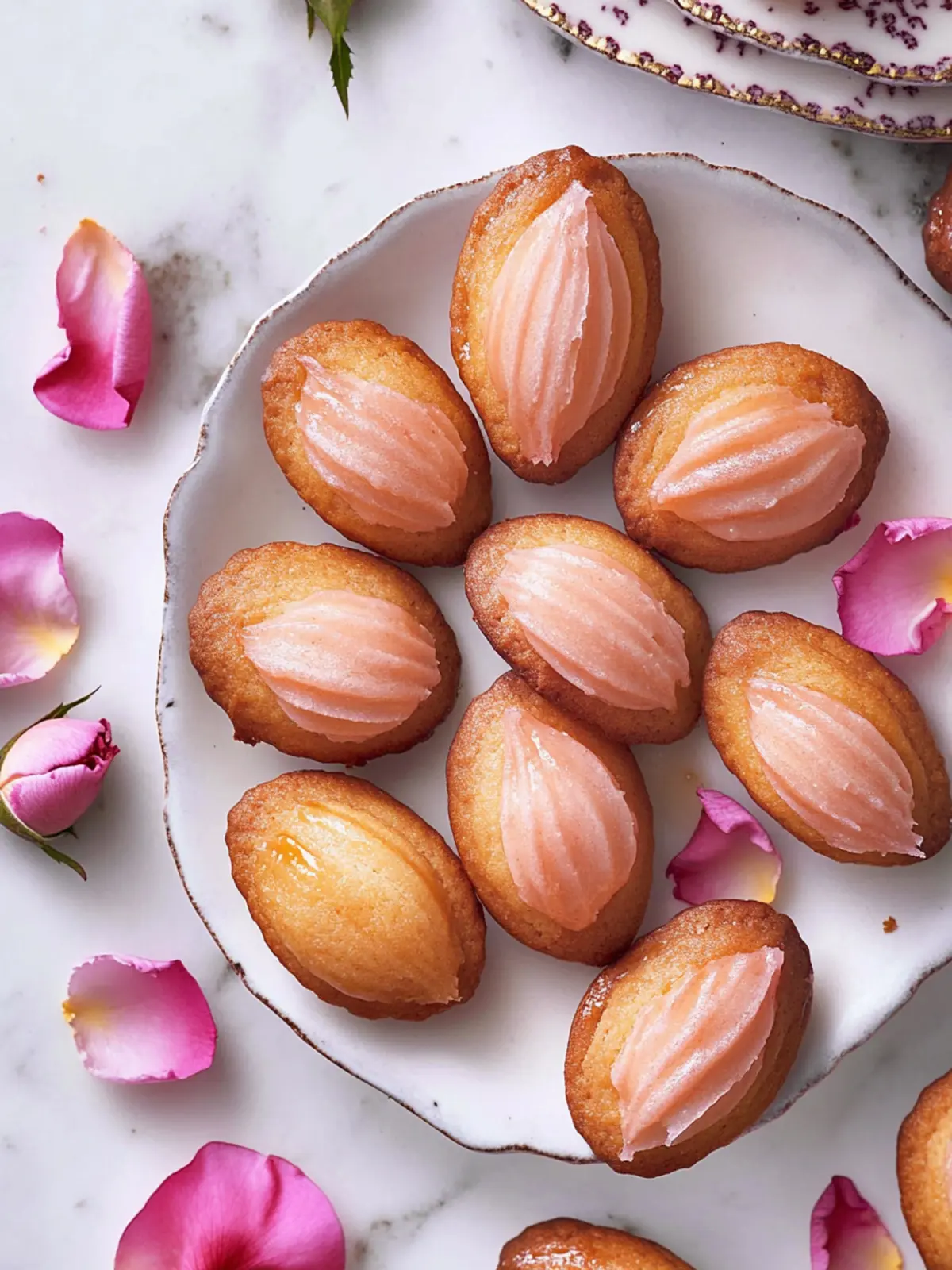 Deliciously Fluffy Rose Madeleines to Brighten Your Day 2 Rose Madeleines
