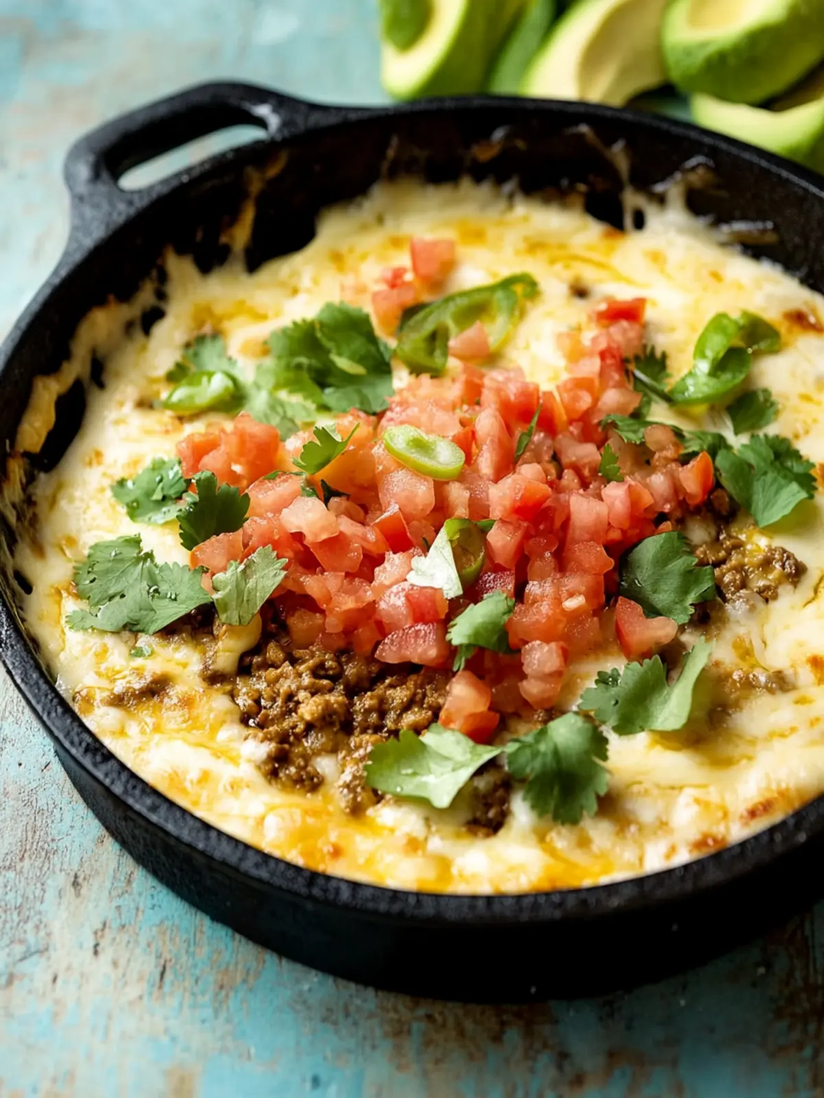 Mouthwatering Queso Fundido with Homemade Chorizo Dip 3 Queso Fundido