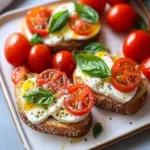 Healthy Caprese Toast: A Fresh Twist on Comfort Food 7 Healthy Caprese Toast