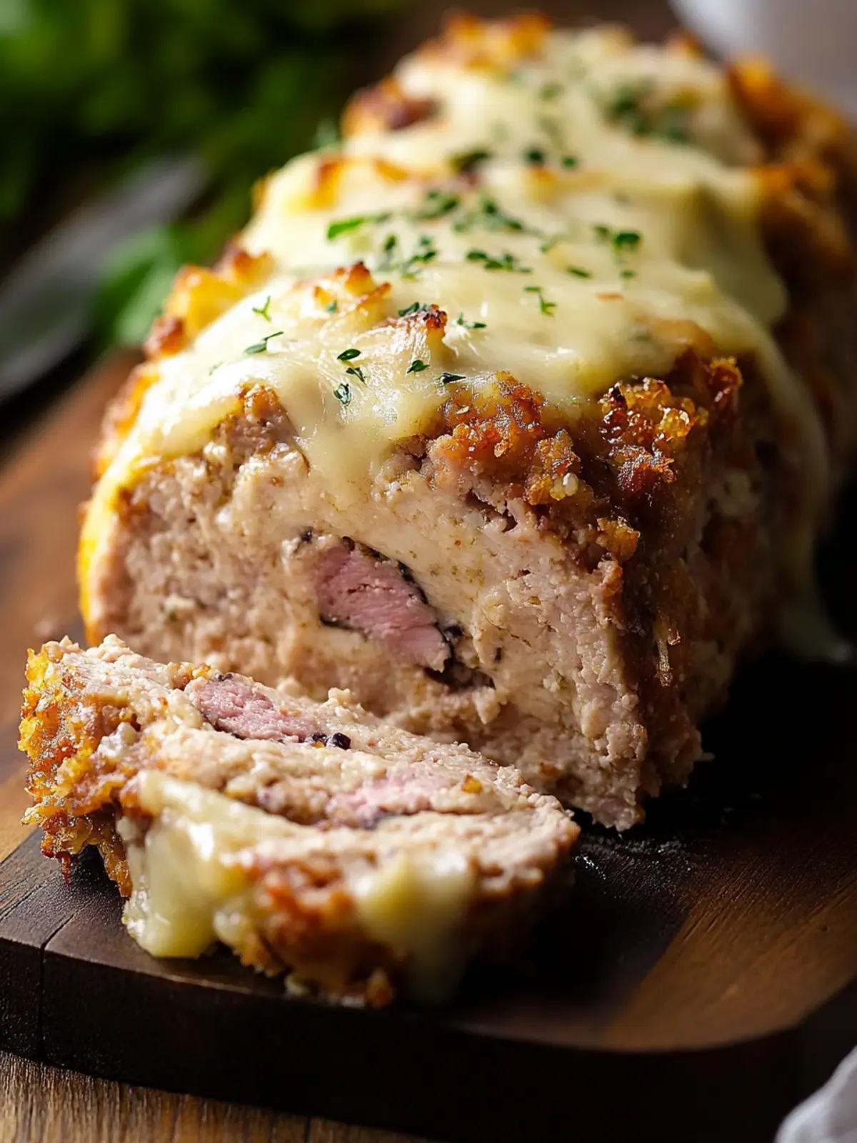 Chicken Cordon Bleu Meatloaf
