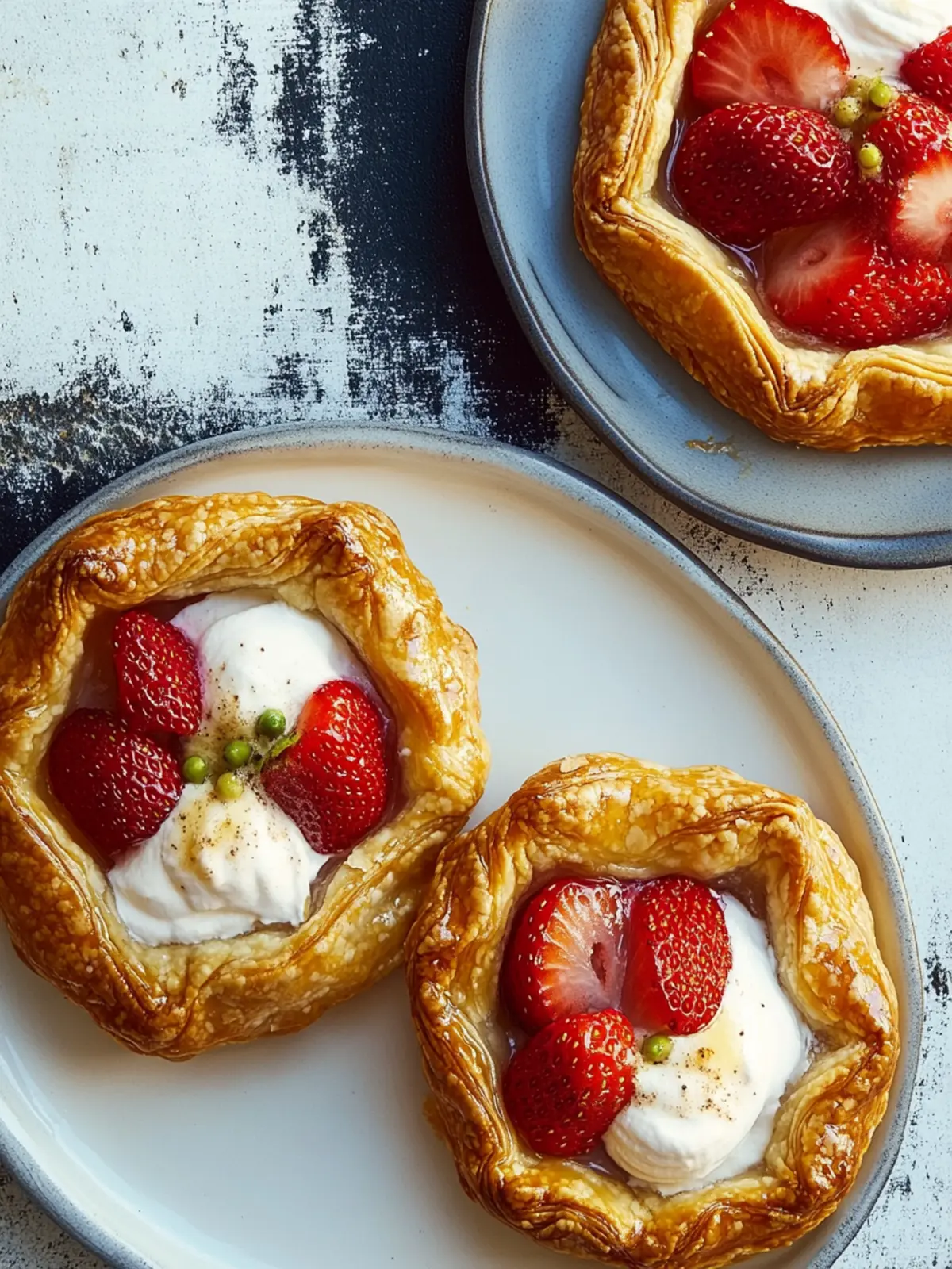 Cheater’s Mini Strawberry-Vanilla Galettes: Easy Dessert Magic 4 Cheater’s Mini Strawberry-Vanilla Galettes