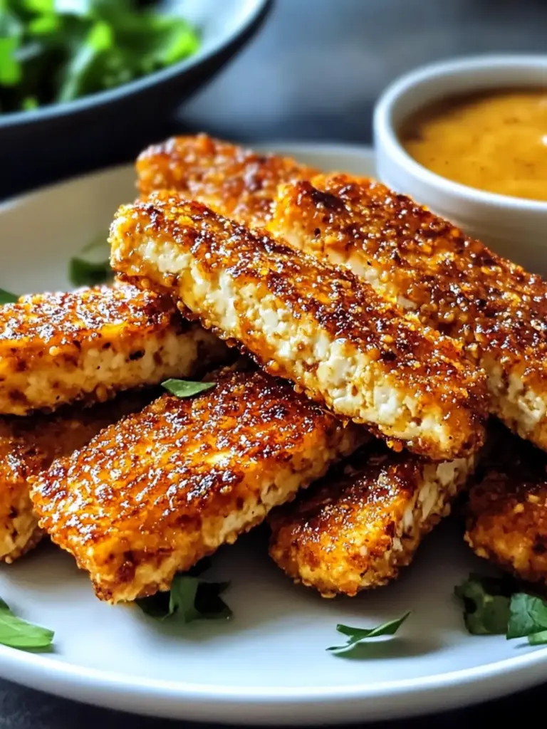 Baked Honey Mustard Tofu Tenders