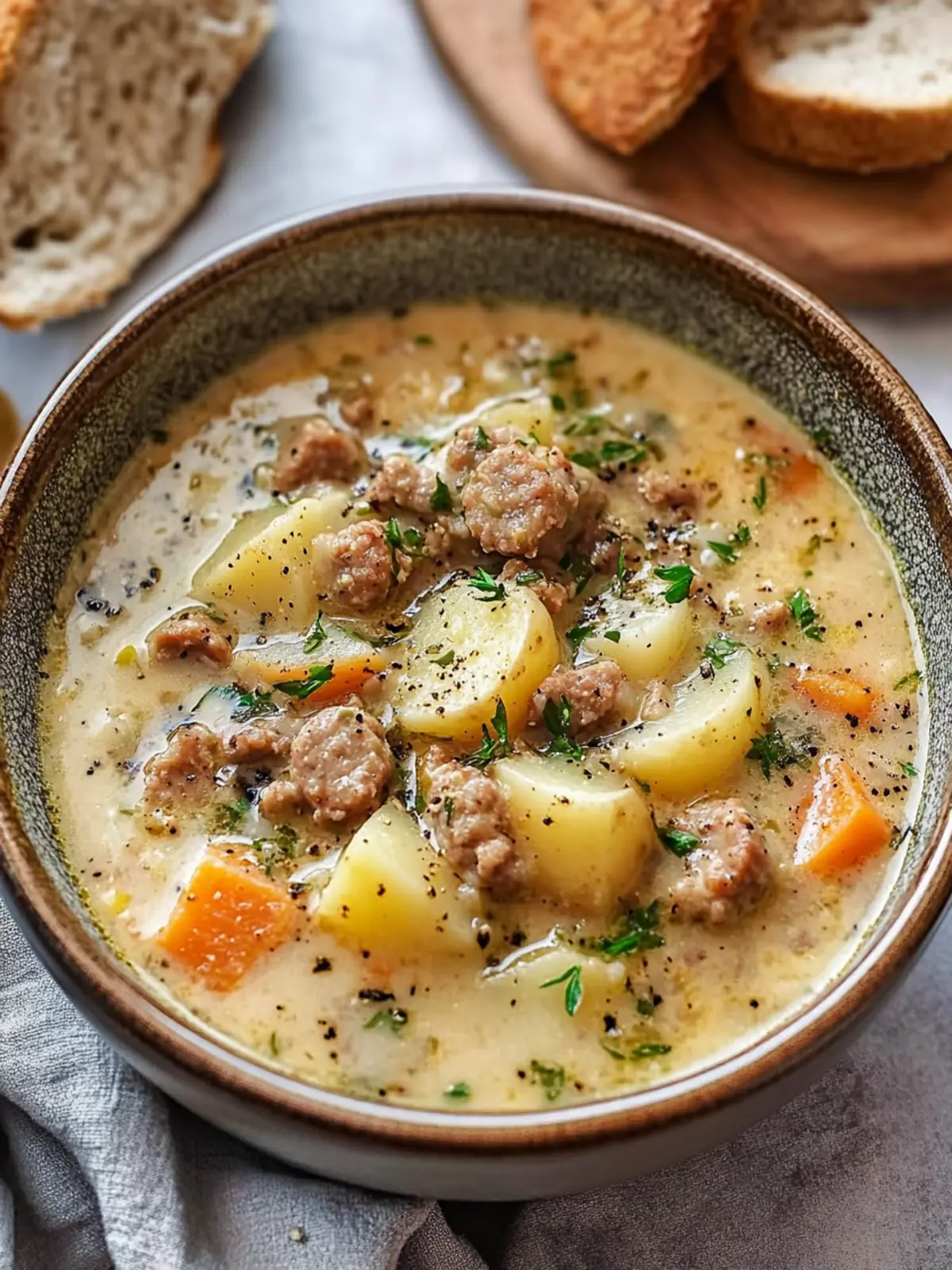 Hearty Potato and Sausage Chowder for Cozy Nights 5 Potato and Sausage Chowder