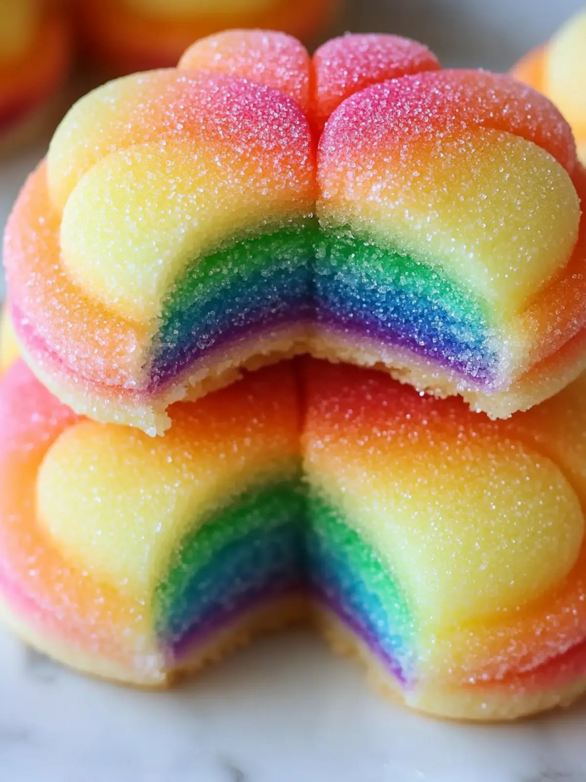 Rainbow Jello Sugar Cookies That Spark Joy in Every Bite 4 Rainbow Jello Sugar Cookies