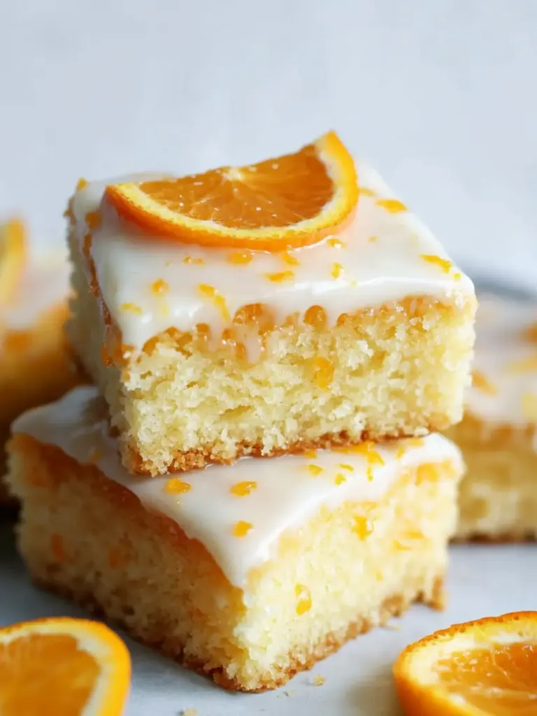 Orange Drizzle Traybake Cake