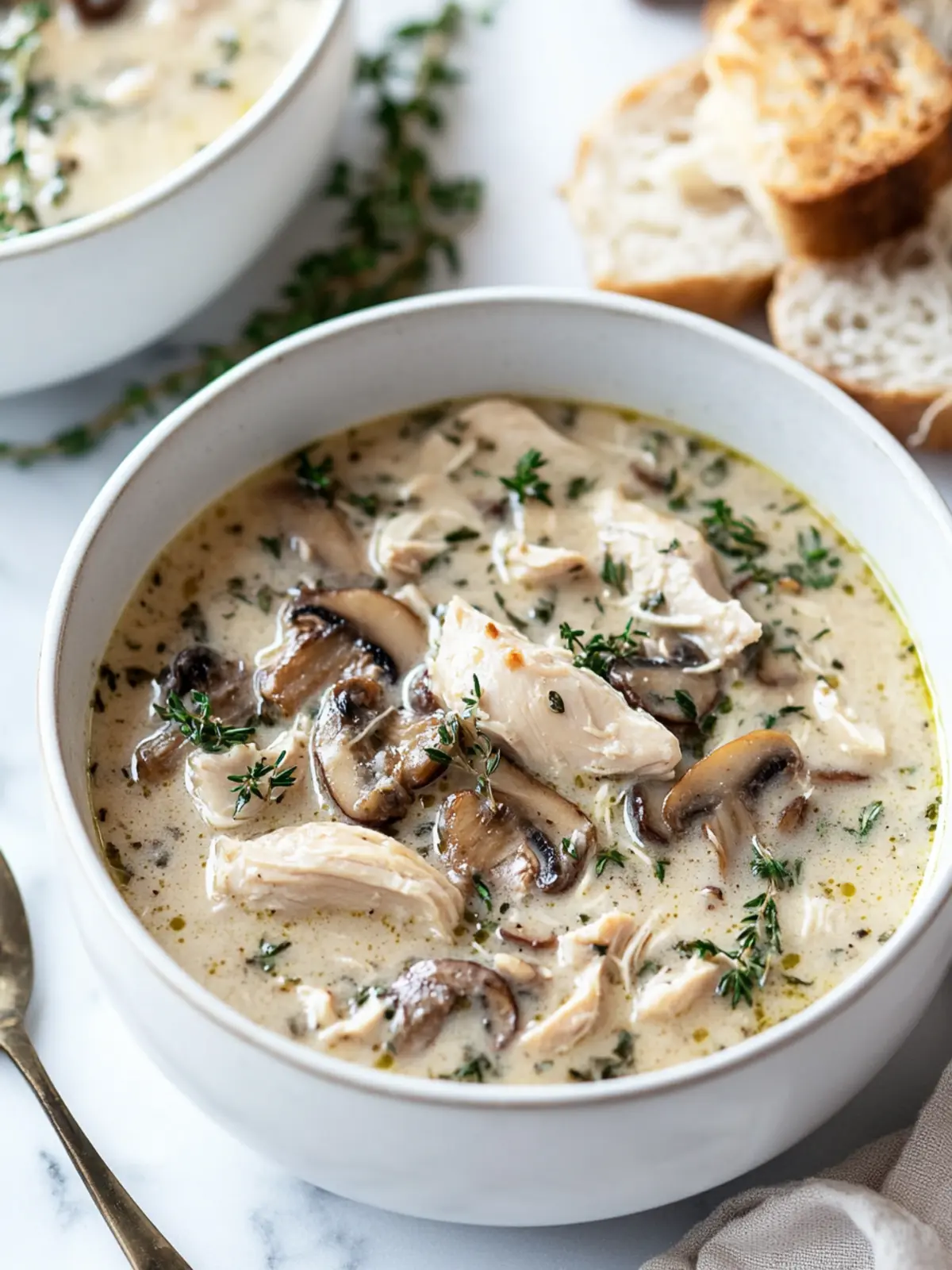 Savory Rotisserie Chicken and Mushroom Soup for Cozy Nights 2 Rotisserie Chicken and Mushroom Soup