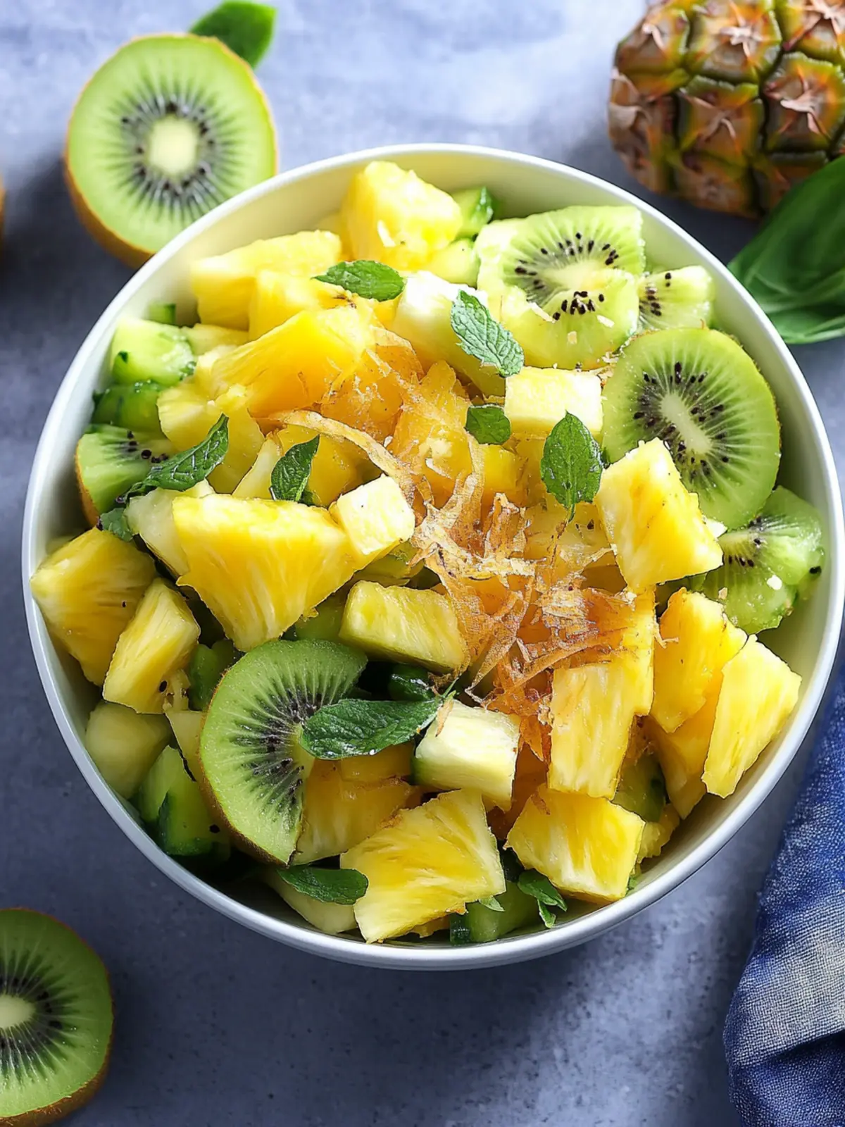 Refreshing Pineapple Kiwi Salad for a Vibrant Summer Bite 3 Pineapple Kiwi Salad