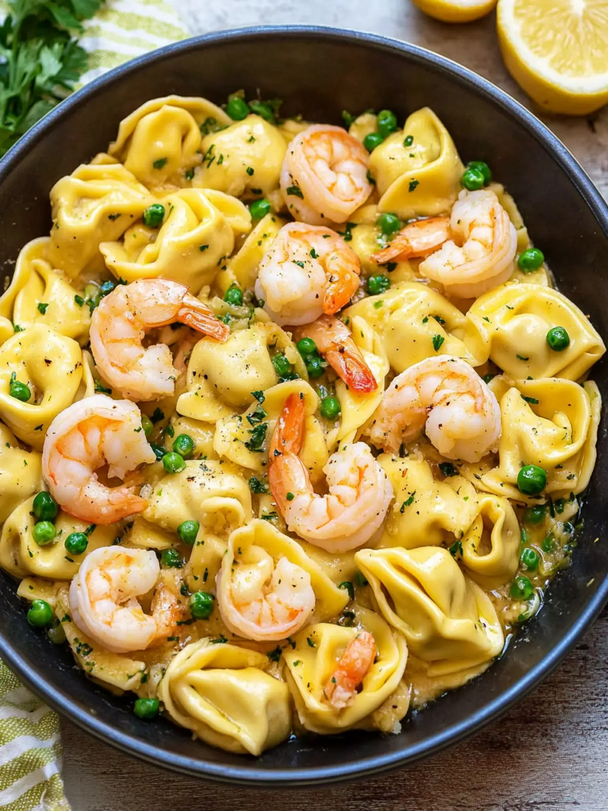 Garlic Shrimp Tortellini: A Flavor-Packed Dinner Delight 4 Garlic Shrimp Tortellini