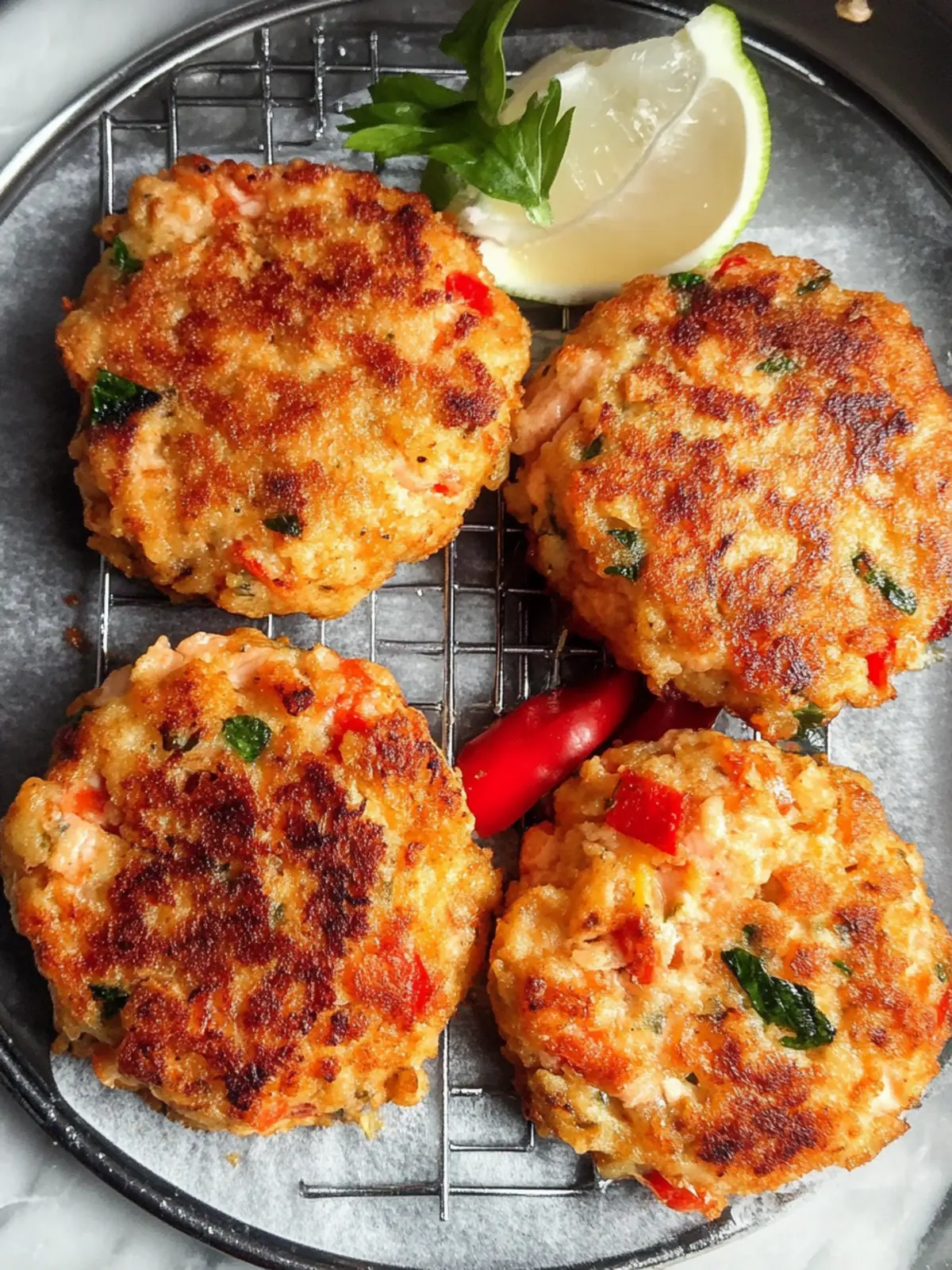 Savory Salmon Patties: Quick, Easy, and Full of Flavor 2 Salmon Patties