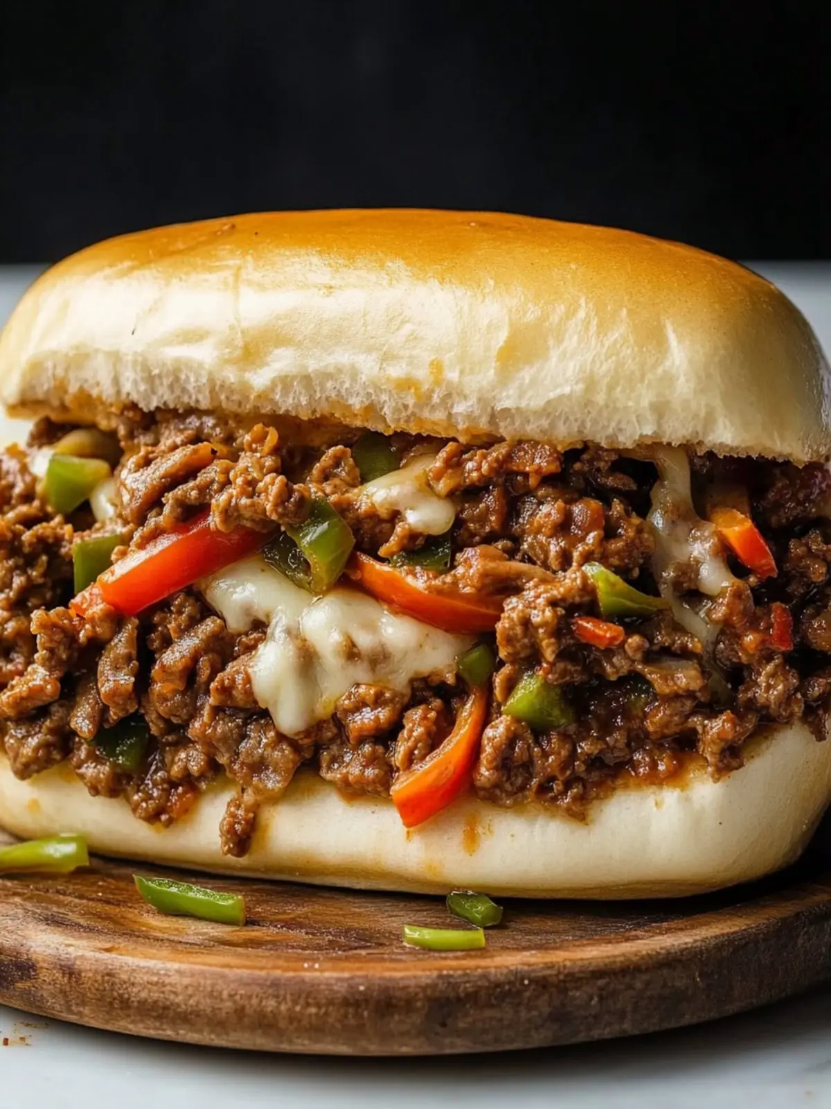 Savory Philly Cheesesteak Sloppy Joes for Dinner Bliss 3 Philly Cheesesteak Sloppy Joes