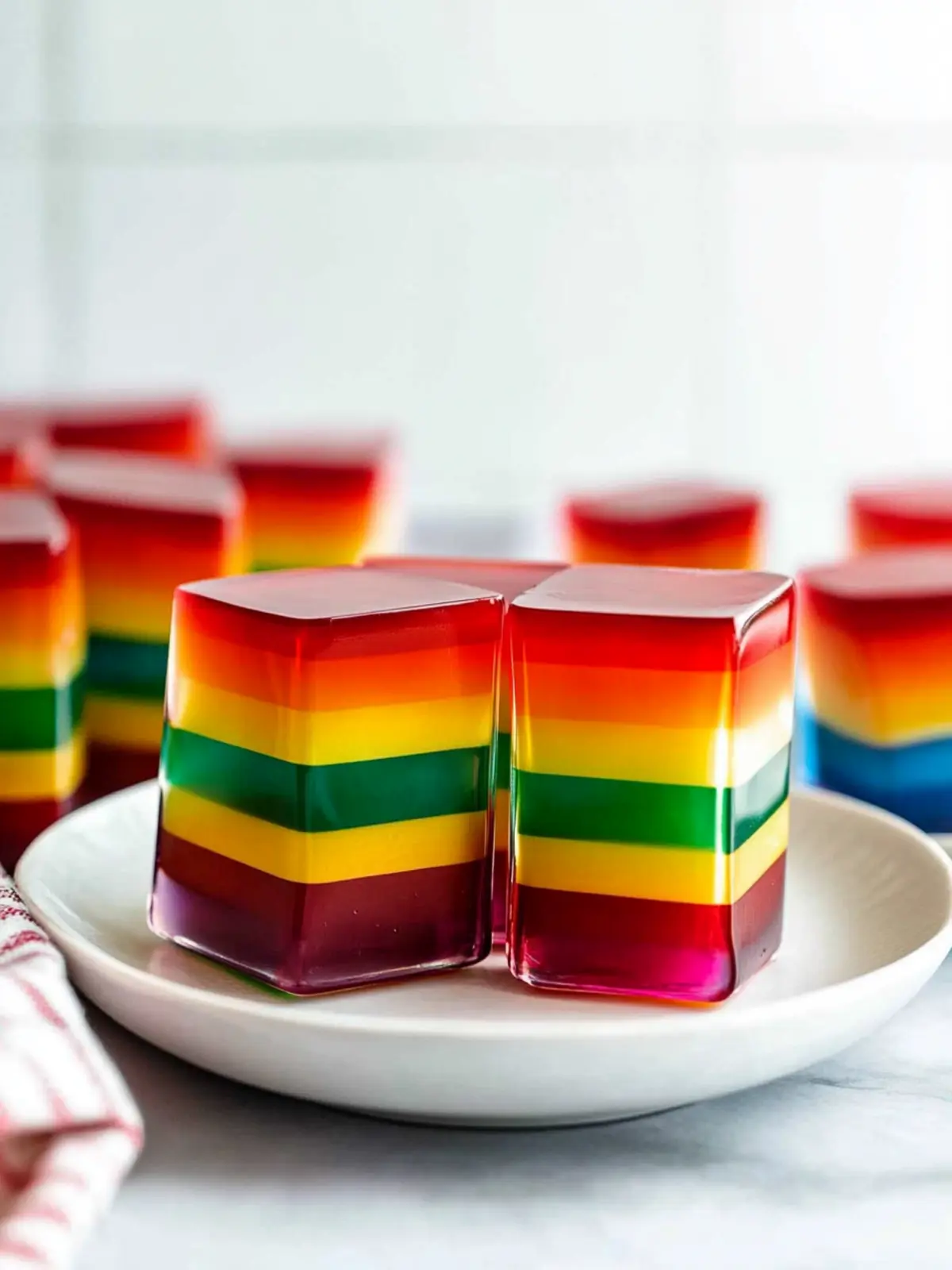 Delicious Layered Rainbow Jello That Will Wow Your Guests 2 Layered Rainbow Jello