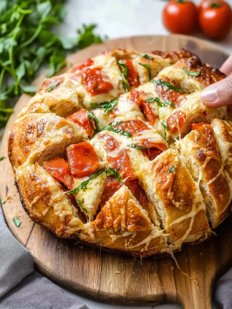 Pull Apart Pizza Bread