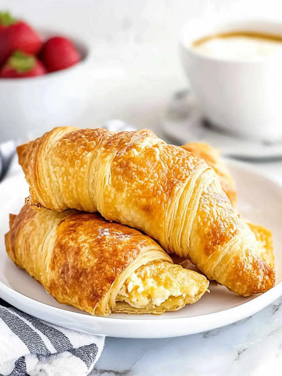 Ultimate Breakfast Crescent Ring Loaded with Bacon & Cheese 4 Breakfast Crescent Ring