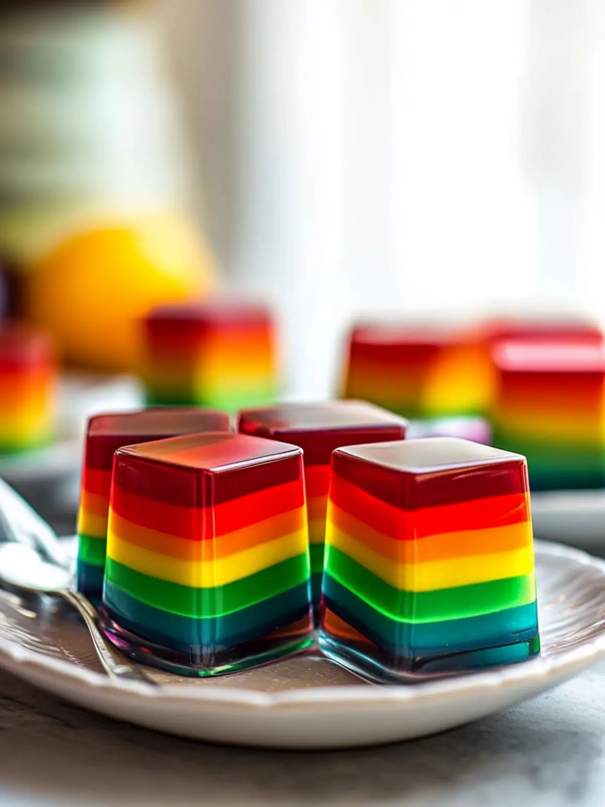 Delicious Layered Rainbow Jello That Will Wow Your Guests 5 Layered Rainbow Jello