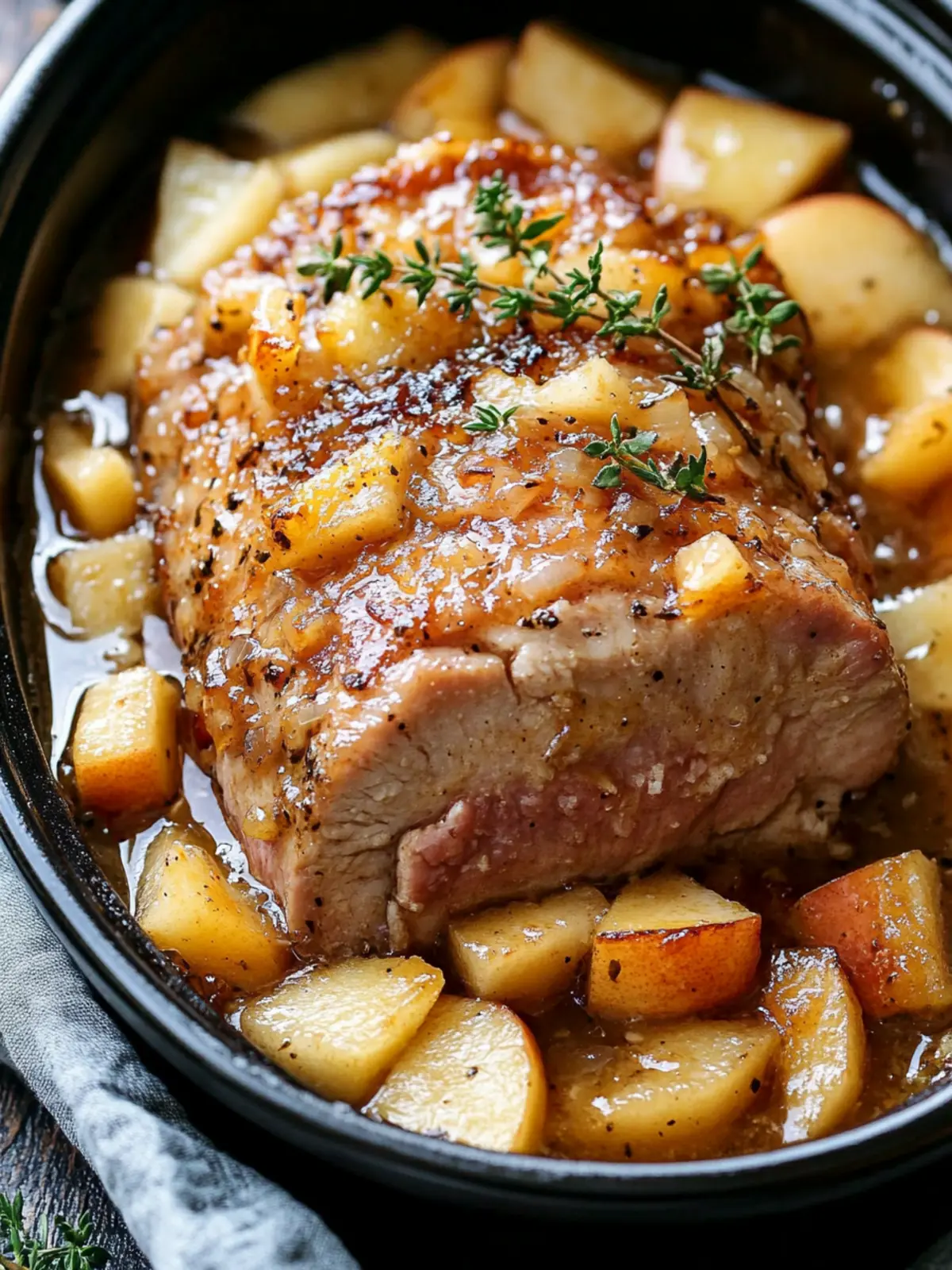 Savory Slow Cooker Amish Apple Pork Loin for Cozy Nights 2 Slow Cooker Amish Apple Pork Loin