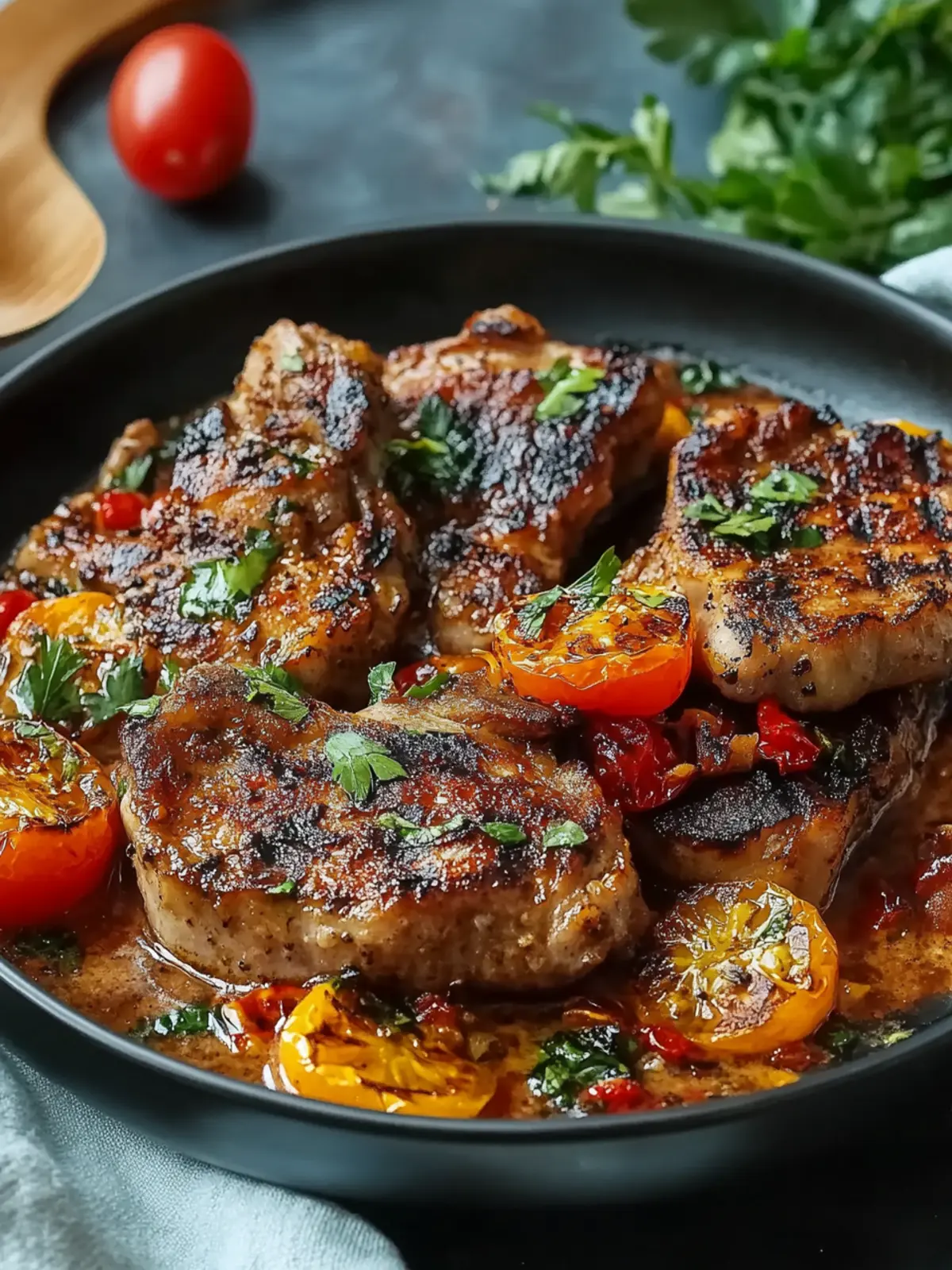 Savory Pork Chops Italiano Ready in Just 30 Minutes 2 Pork Chops Italiano