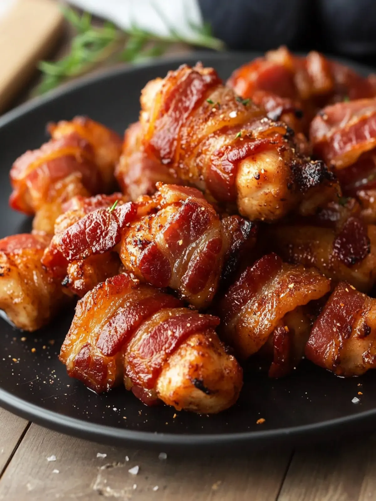 Kickin’ Bacon Wrapped Chicken Bites That Will Wow Your Guests 5 Kickin’ Bacon Wrapped Chicken Bites
