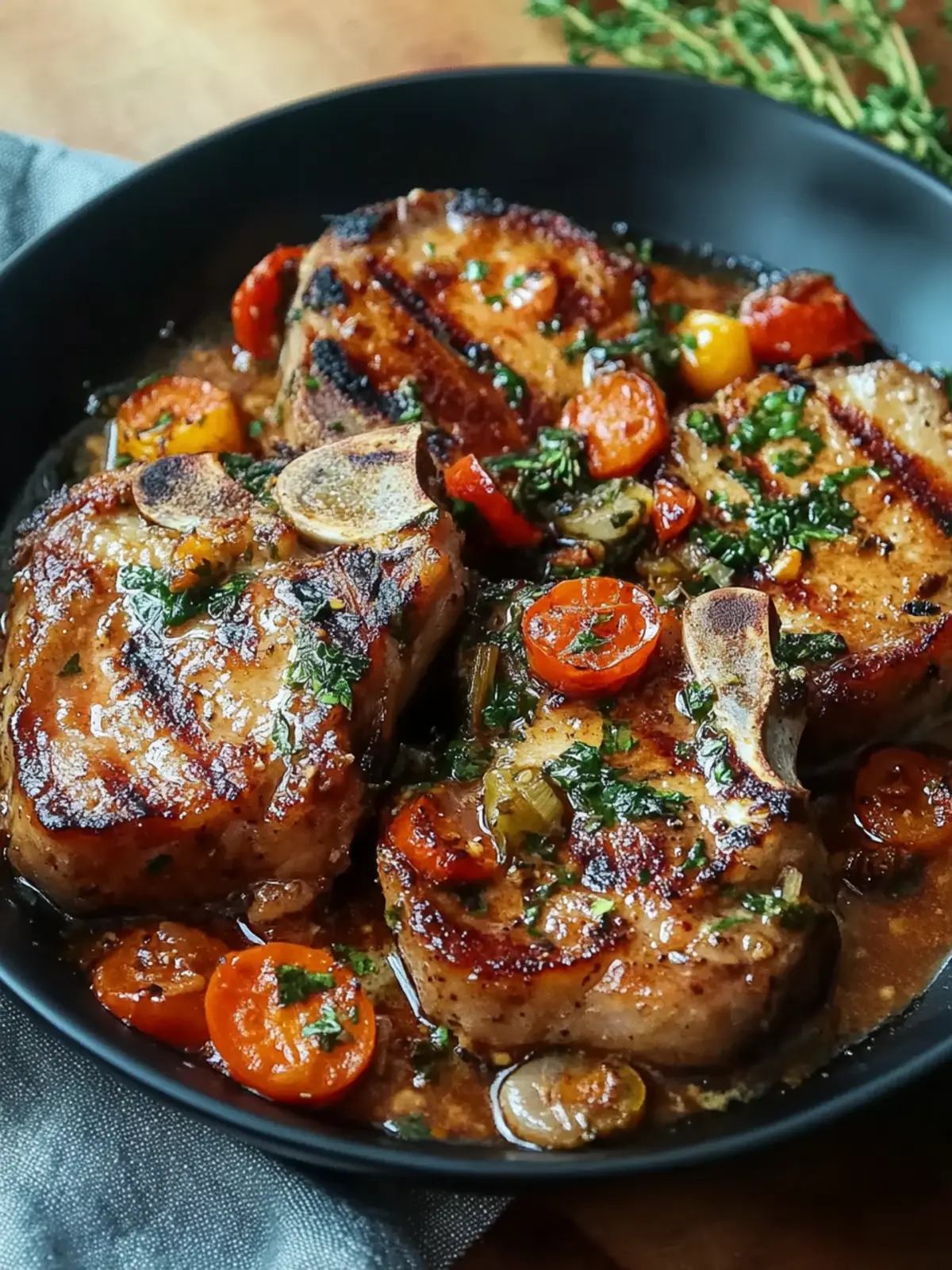 Savory Pork Chops Italiano Ready in Just 30 Minutes 4 Pork Chops Italiano