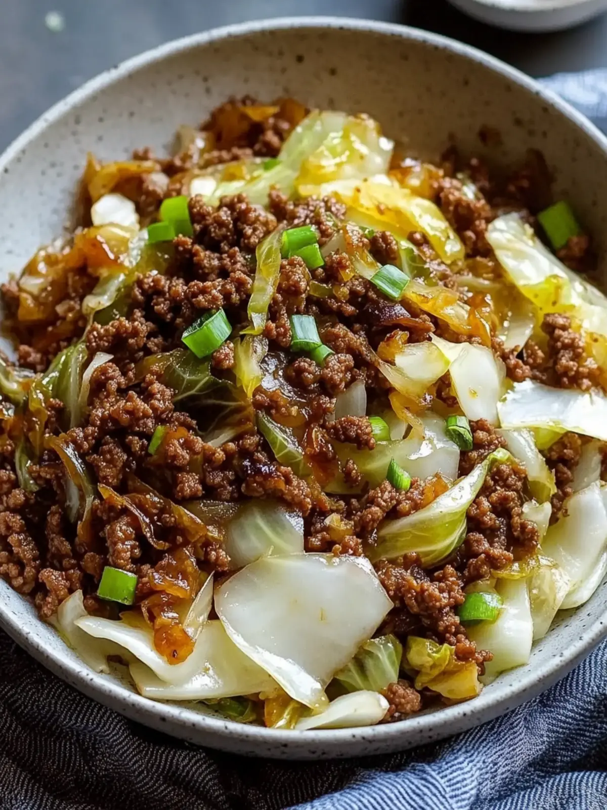 Mongolian Ground Beef Cabbage – Quick, Low Carb Delight! 3 Mongolian Ground Beef Cabbage