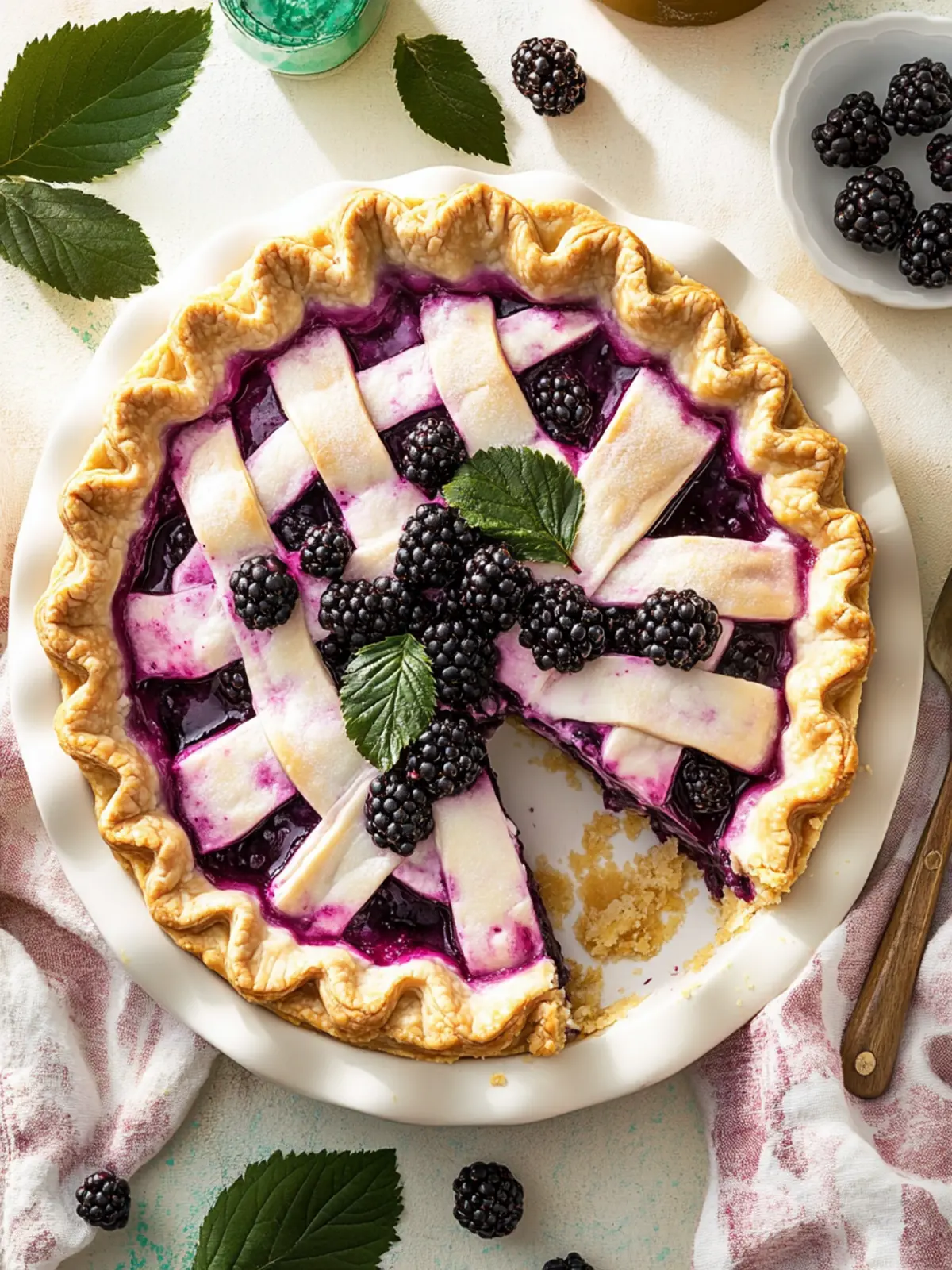 Irresistible Blackberry Sour Cream Pie for Sweet Cravings 2 Blackberry Sour Cream Pie