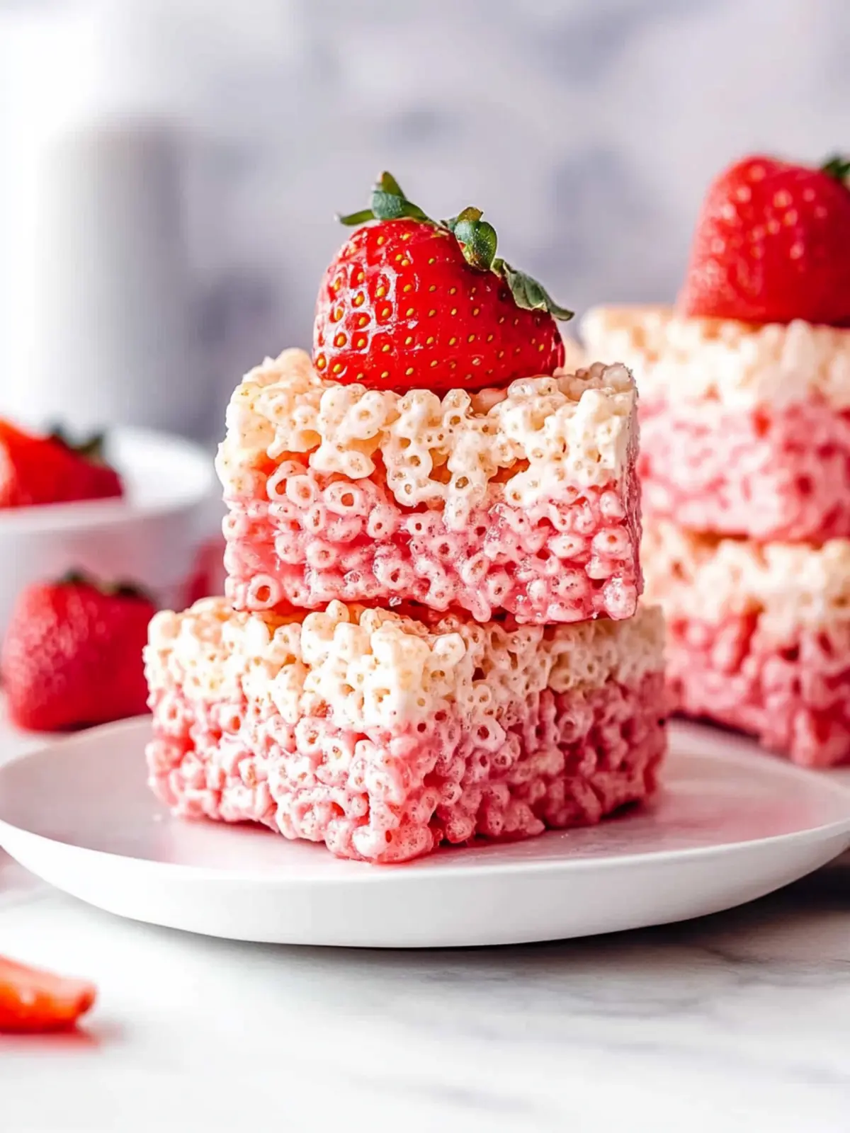 Delicious Strawberry Rice Krispie Treats You’ll Crave Daily 4 Strawberry Rice Krispie Treats