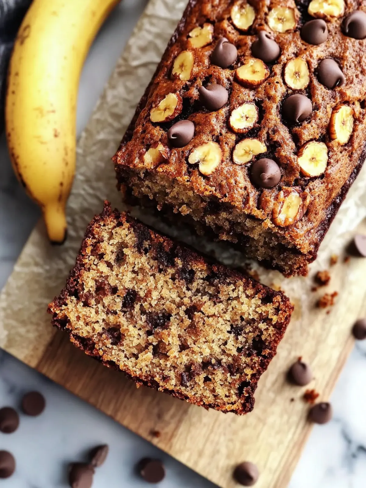 Irresistible Chocolate Chip Walnut Banana Bread Recipe You’ll Love 3 Chocolate Chip Walnut Banana Bread
