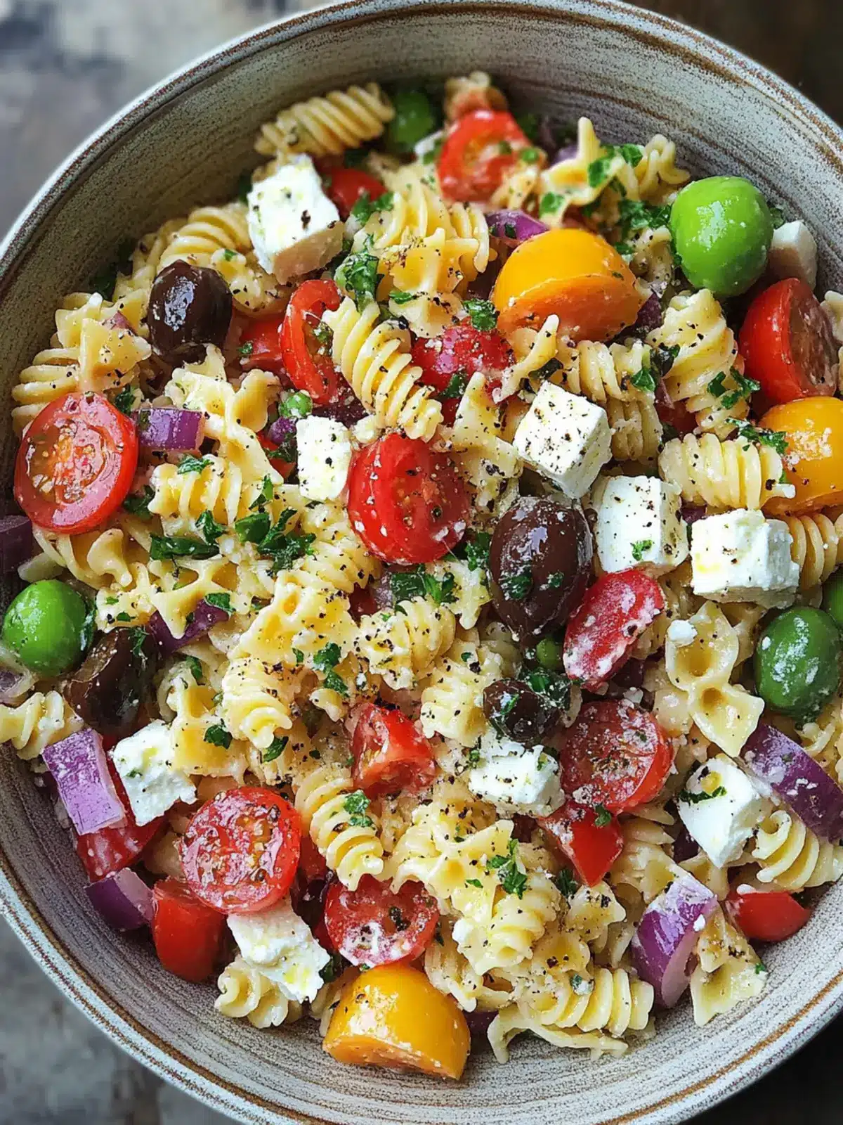 Delicious Greek Pasta Salad Ready in Just 20 Minutes 3 Greek Pasta Salad