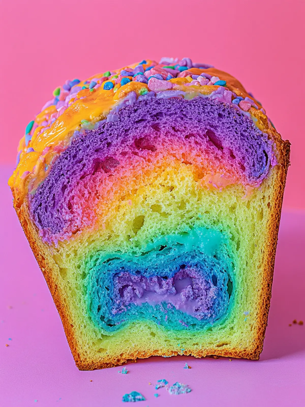 Bake Colorful Rainbow Bread for Fun Family Moments 4 Rainbow Bread