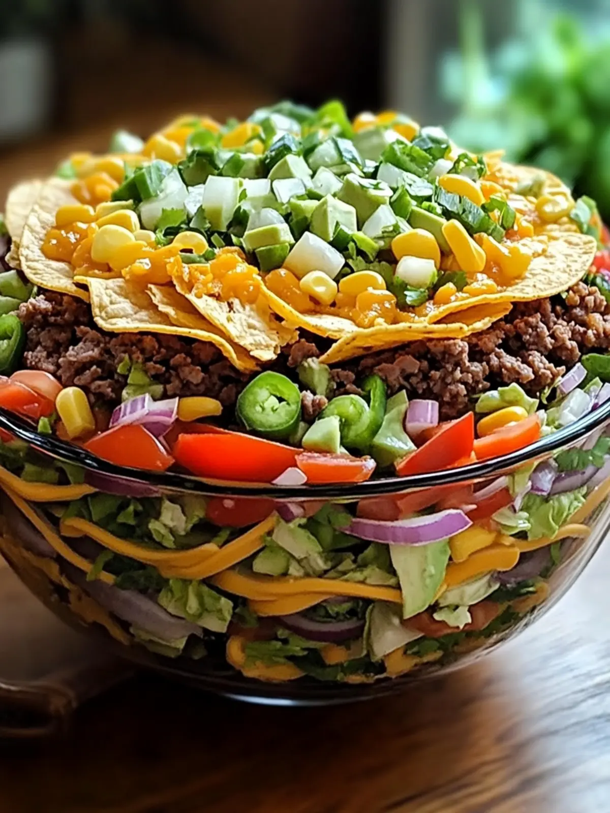 Seven Layer Taco Salad: A Flavorful Fest for Your Taste Buds 3 Seven Layer Taco Salad