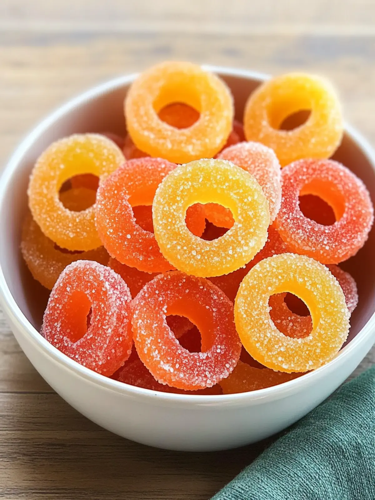 Homemade Gummy Peach Rings – Sweet, Chewy, and Guilt-Free Treats 2 Homemade Gummy Peach Rings