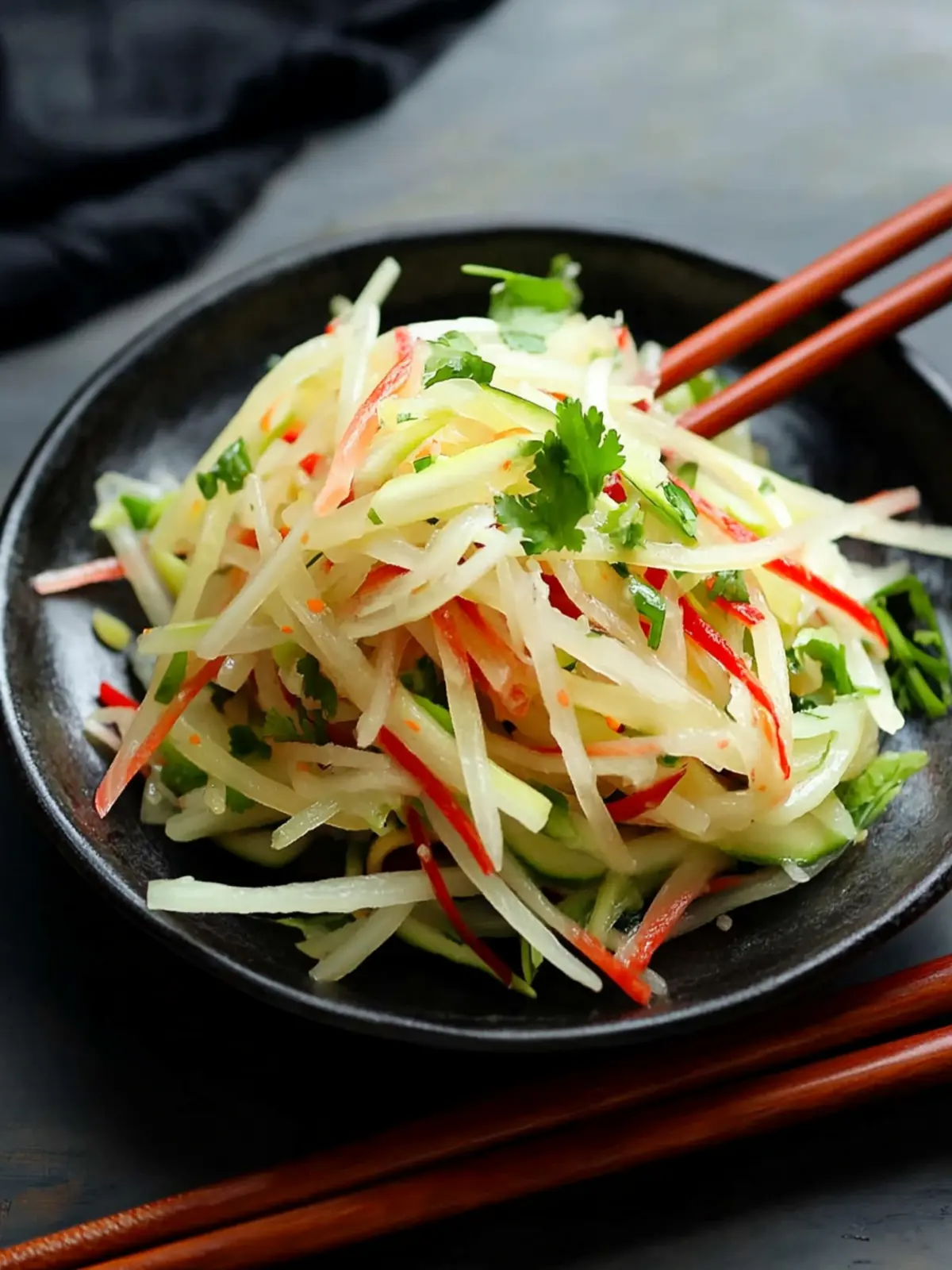 Vibrant Asian Pear Slaw with Ginger Lime: A Refreshing Hit! 4 Asian Pear Slaw