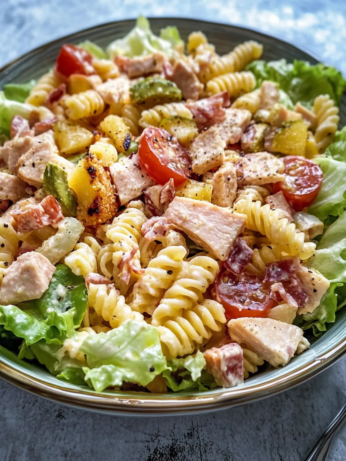 Club Sandwich Pasta Salad