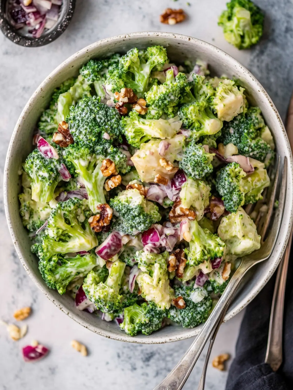 Delicious Broccoli Salad with Bacon and Cranberries 3 Broccoli Salad