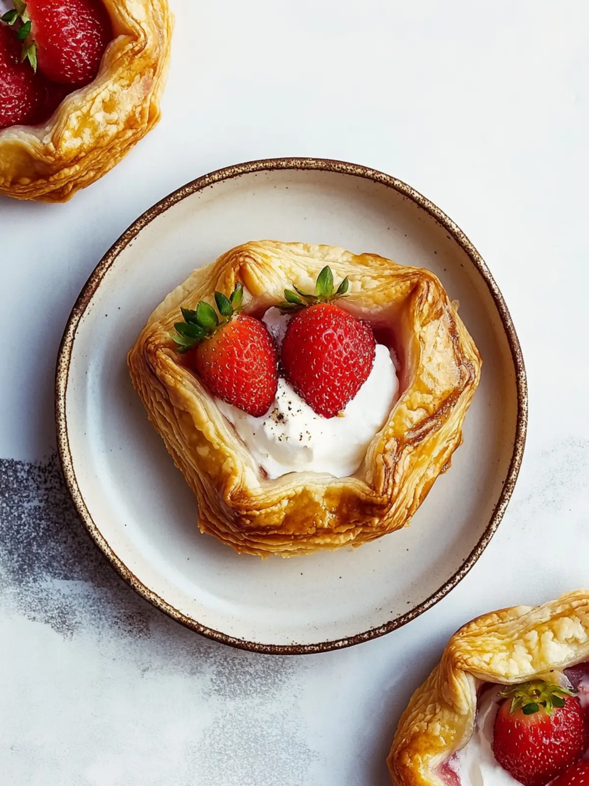 Cheater’s Mini Strawberry-Vanilla Galettes: Easy Dessert Magic 2 Cheater’s Mini Strawberry-Vanilla Galettes