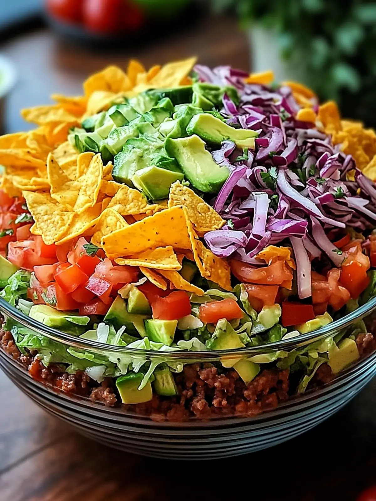 Seven Layer Taco Salad: A Flavorful Fest for Your Taste Buds 4 Seven Layer Taco Salad