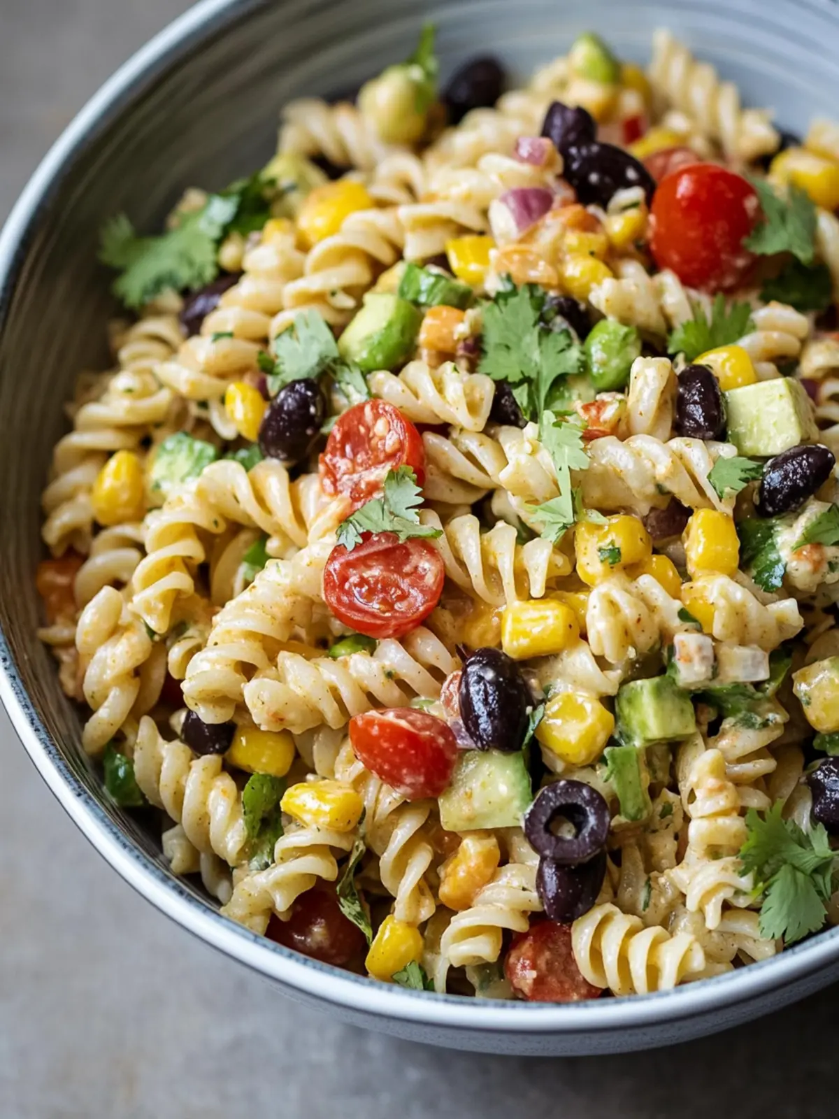 Ultimate Southwest Pasta Salad with Chipotle Ranch Twist 3 Southwest Pasta Salad