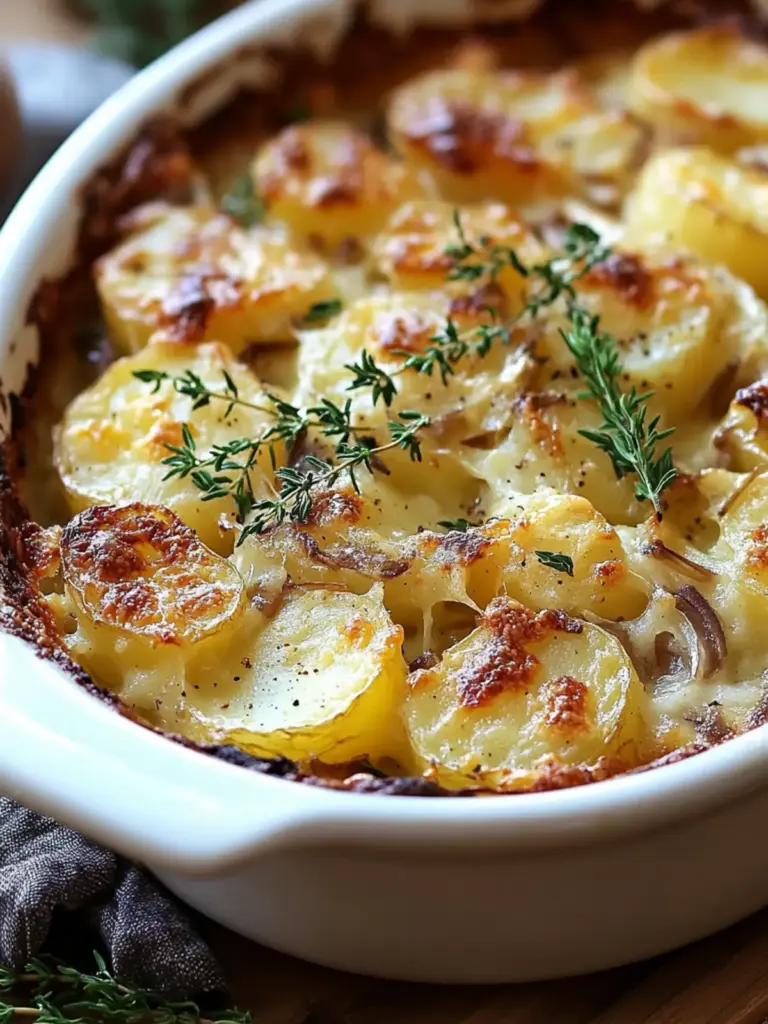 French Onion Potato Bake