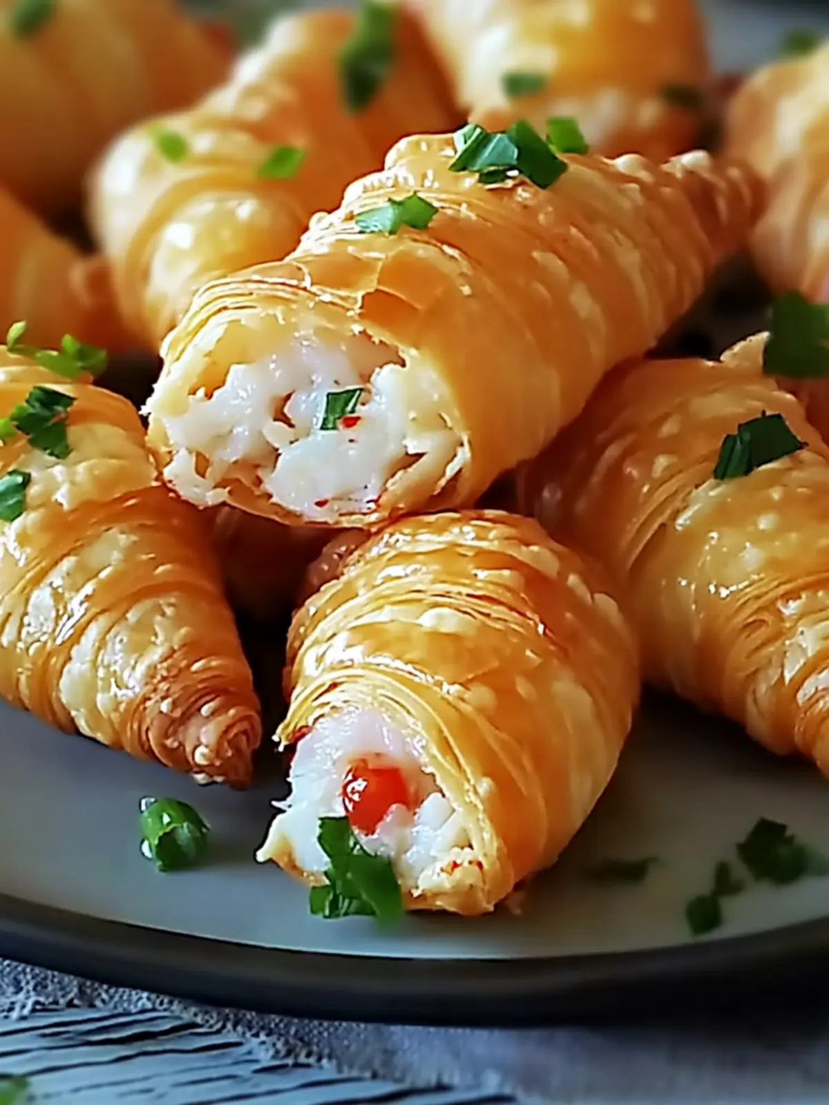 Irresistible Crab Crescent Bites – Quick, Creamy Appetizer Delight 4 Crab Crescent Bites