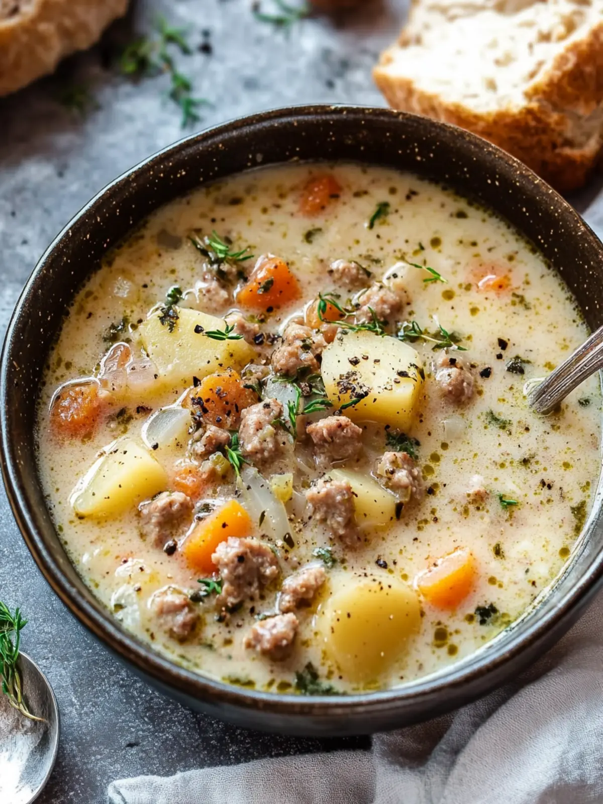 Hearty Potato and Sausage Chowder for Cozy Nights 2 Potato and Sausage Chowder