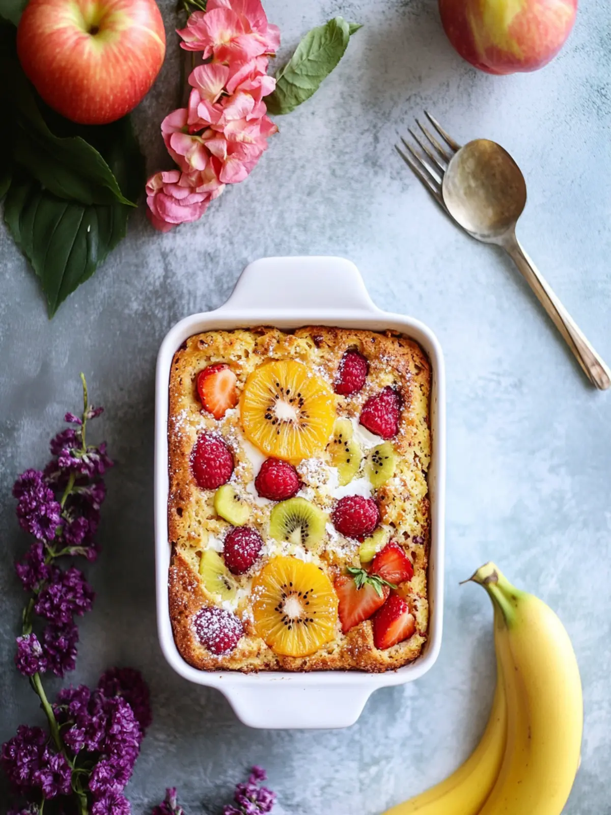 Delicious Summer Fruit Breakfast Bake to Brighten Your Mornings 4 Summer Fruit Breakfast Bake