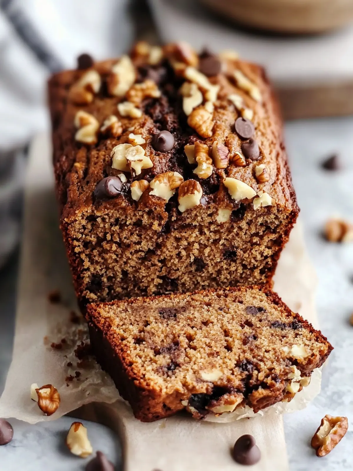 Irresistible Chocolate Chip Walnut Banana Bread Recipe You’ll Love 4 Chocolate Chip Walnut Banana Bread