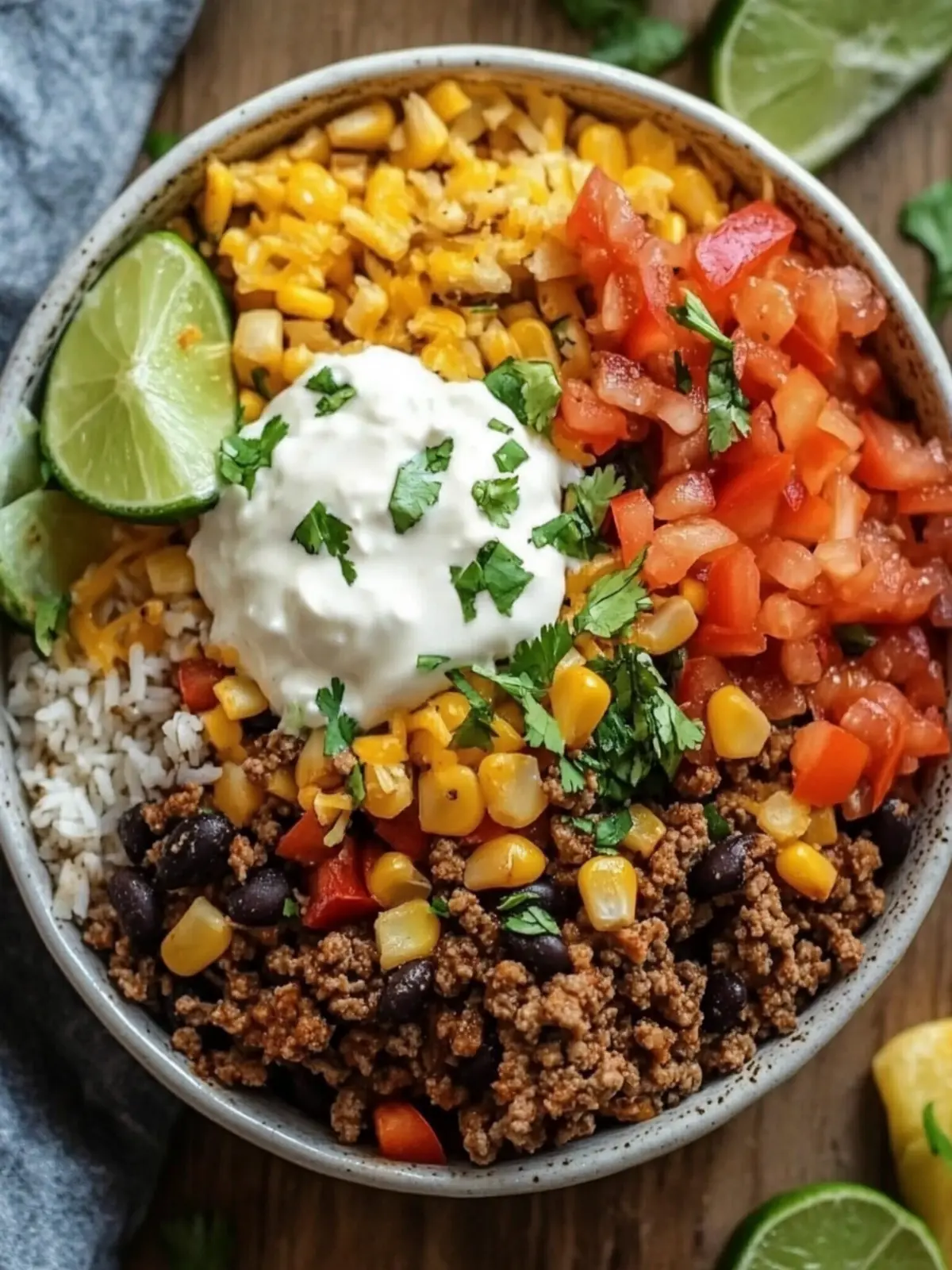 Savory Ground Beef Burrito Bowl in 30 Minutes or Less 2 Ground Beef Burrito Bowl
