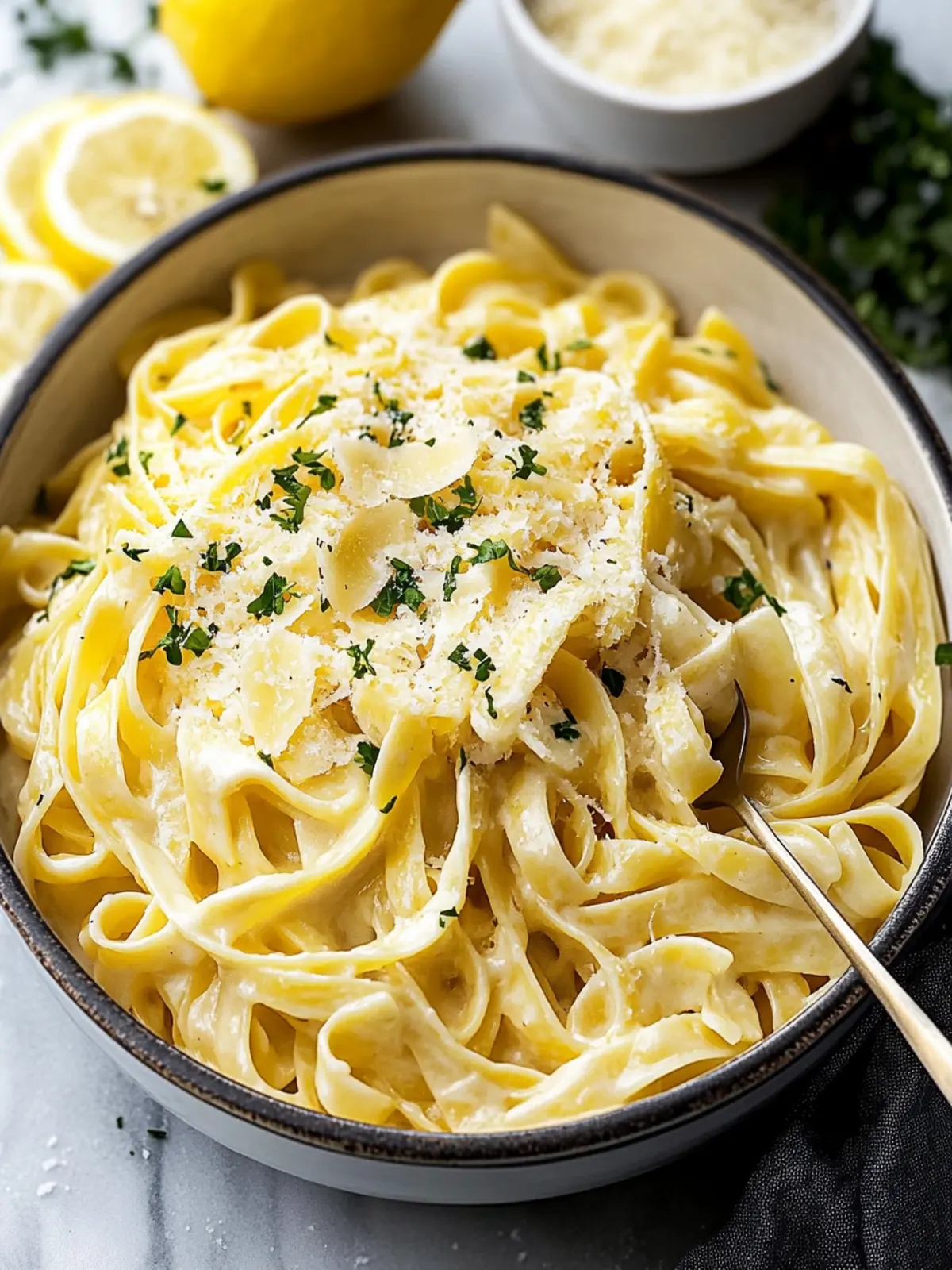 20-Minute Creamy Lemon Pasta That Will Brighten Your Day 3 20-Minute Creamy Lemon Pasta